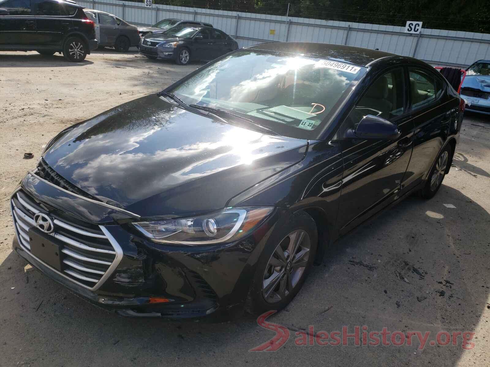 5NPD84LF8JH288243 2018 HYUNDAI ELANTRA