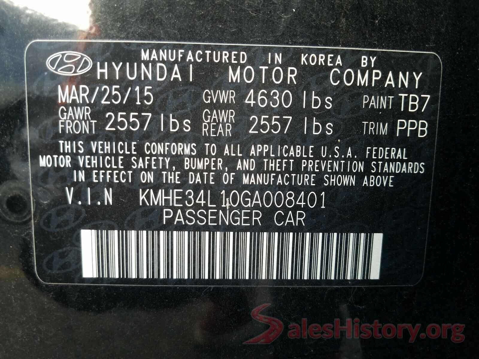 KMHE34L10GA008401 2016 HYUNDAI SONATA