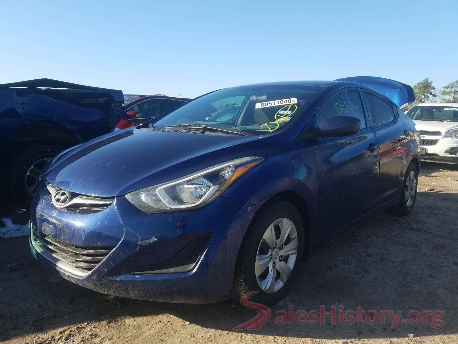 5NPDH4AE7GH665759 2016 HYUNDAI ELANTRA