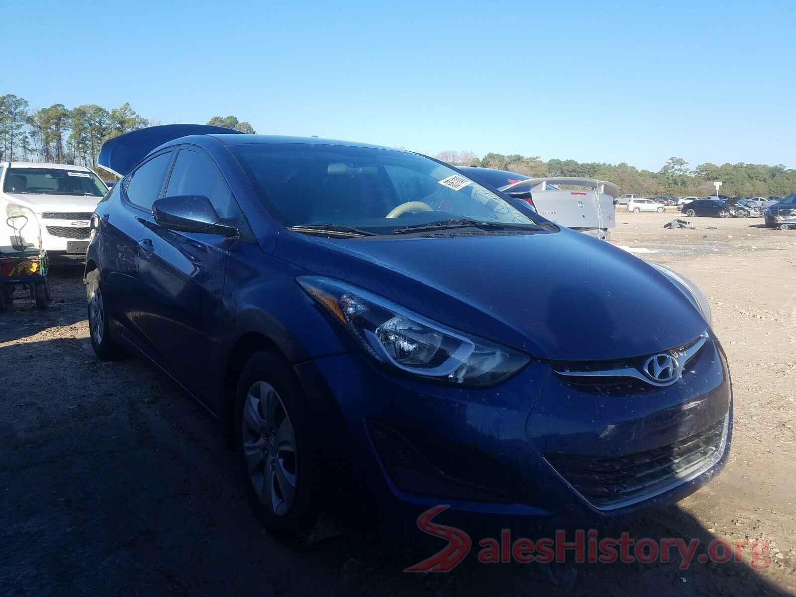 5NPDH4AE7GH665759 2016 HYUNDAI ELANTRA