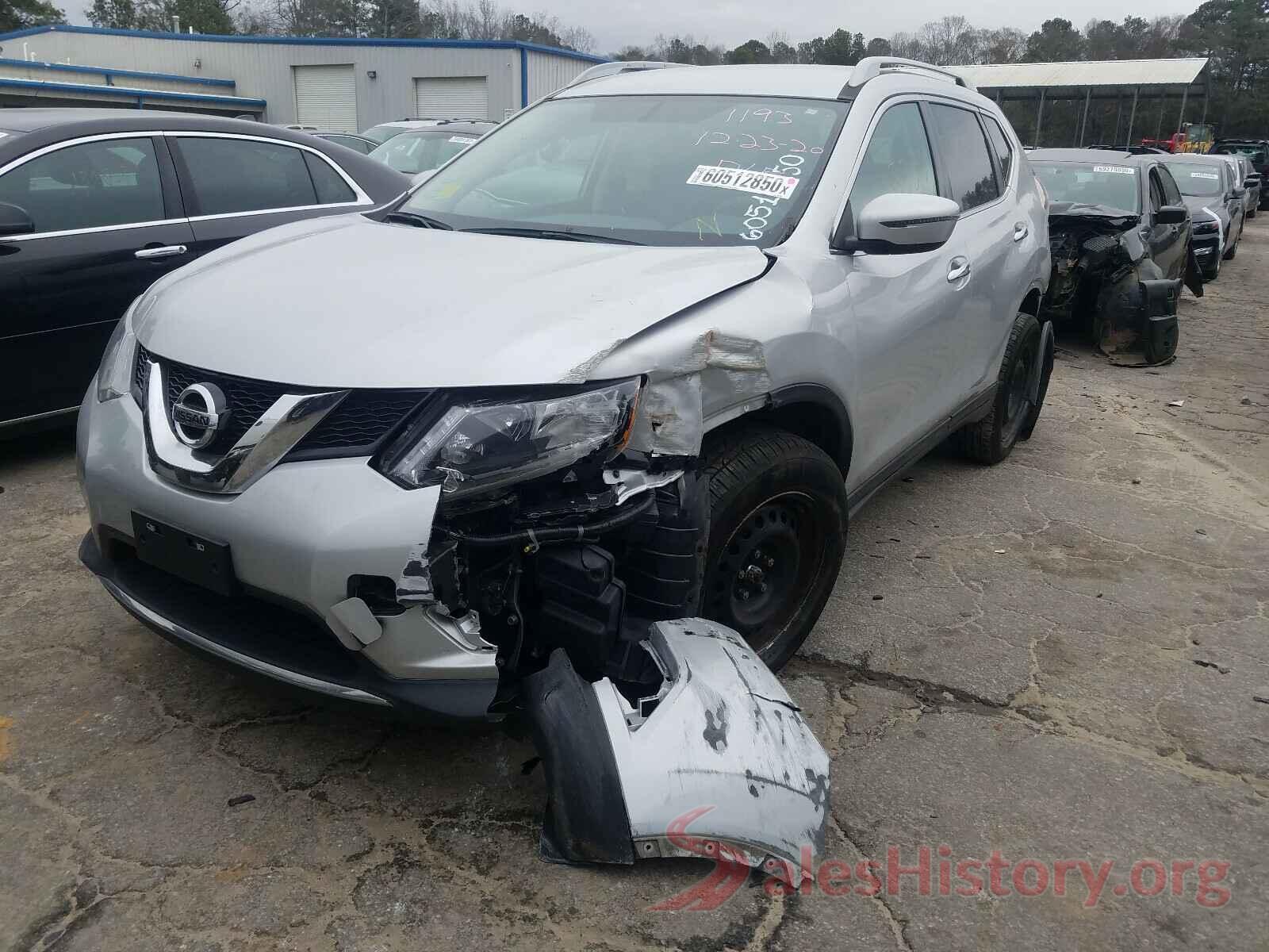 5N1AT2MV8GC841193 2016 NISSAN ROGUE