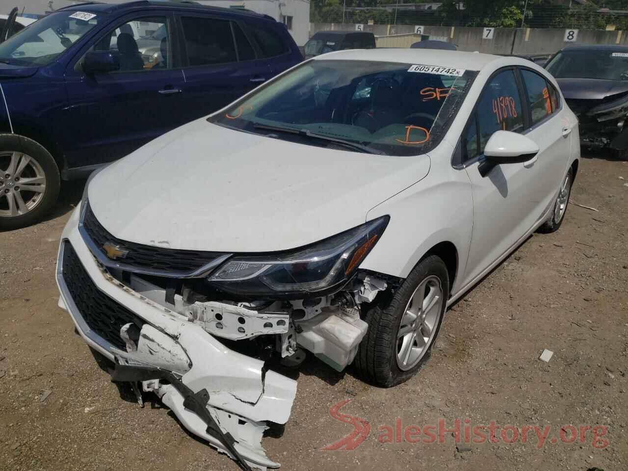 3G1BE6SM4HS535343 2017 CHEVROLET CRUZE