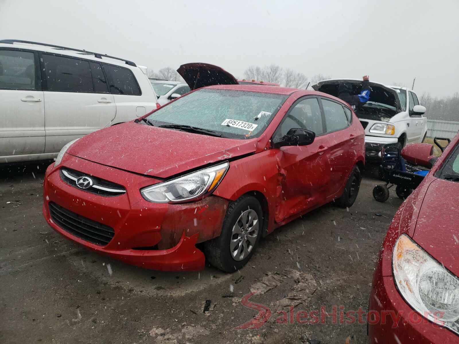 KMHCT5AE0GU278472 2016 HYUNDAI ACCENT