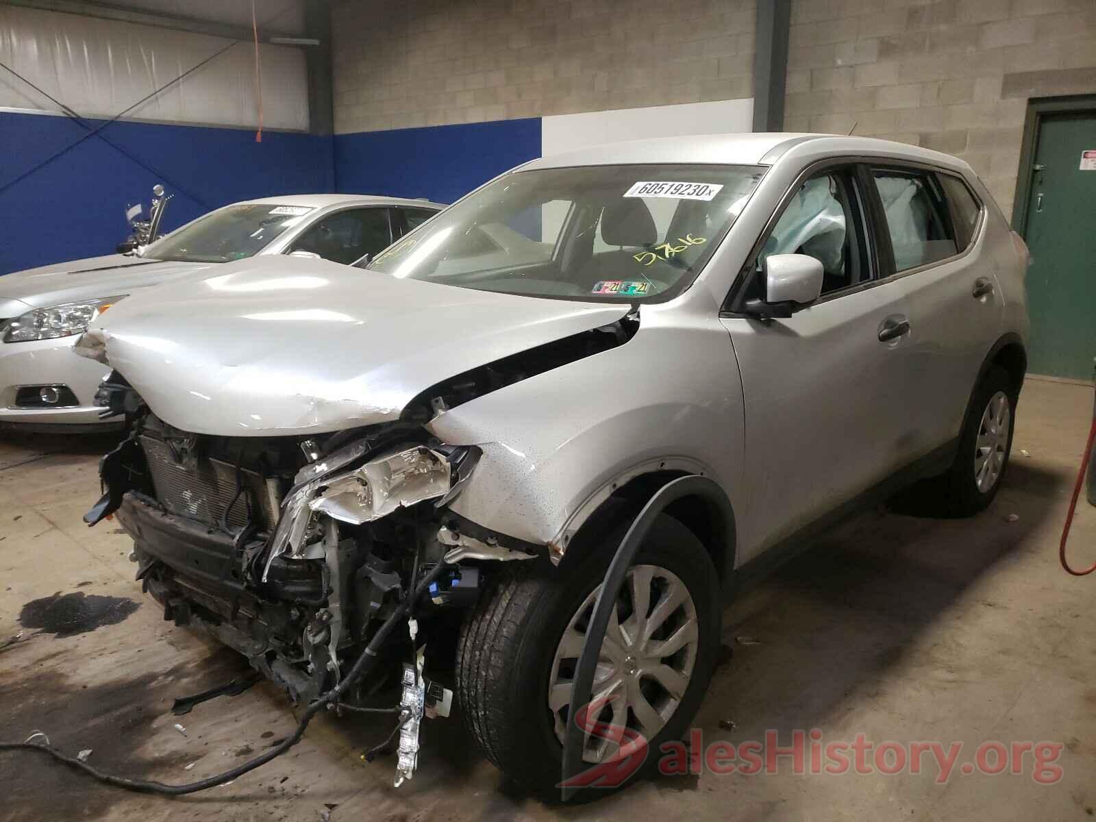 KNMAT2MV8GP603079 2016 NISSAN ROGUE