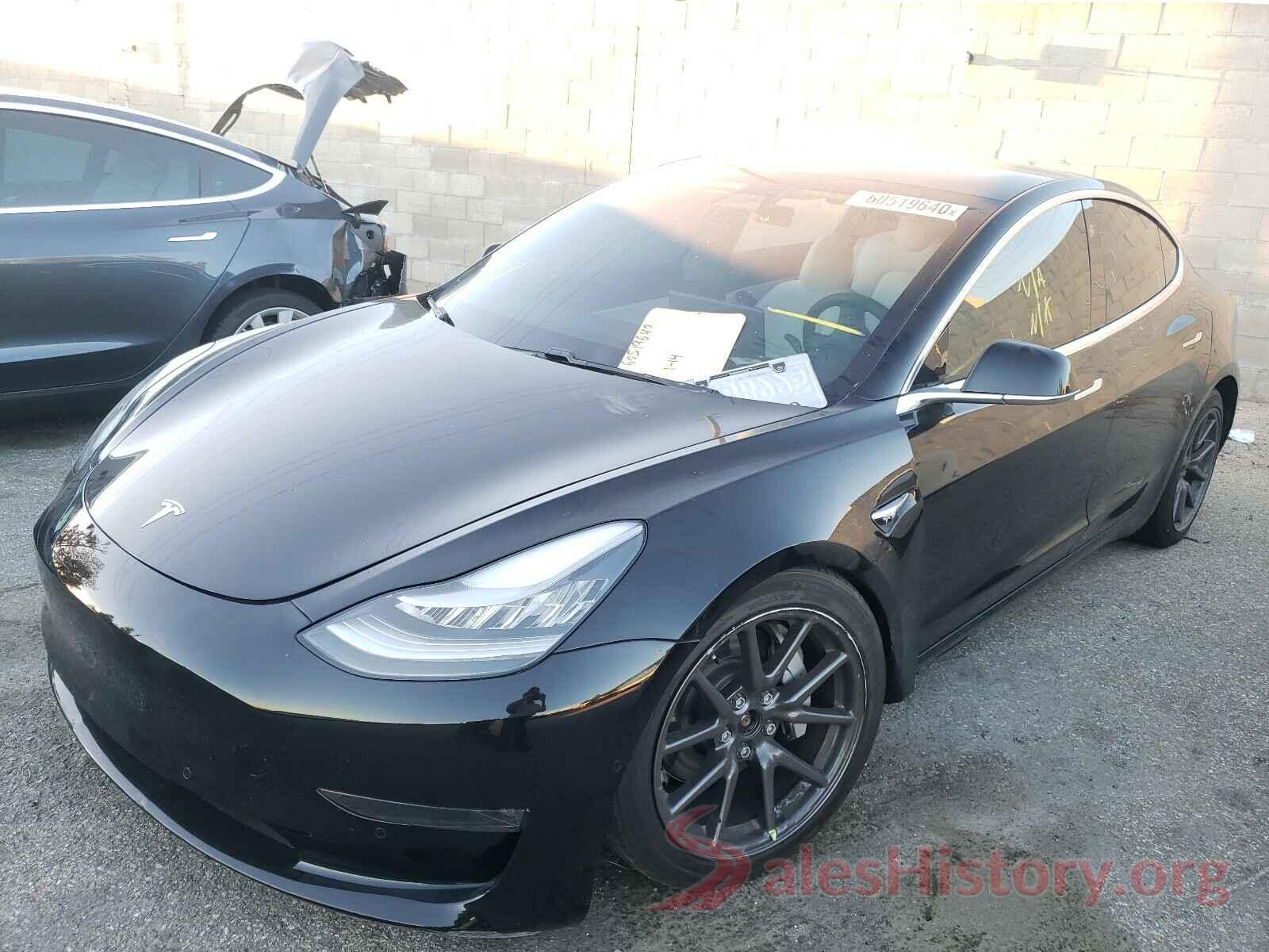 5YJ3E1EBXKF522184 2019 TESLA MODEL 3