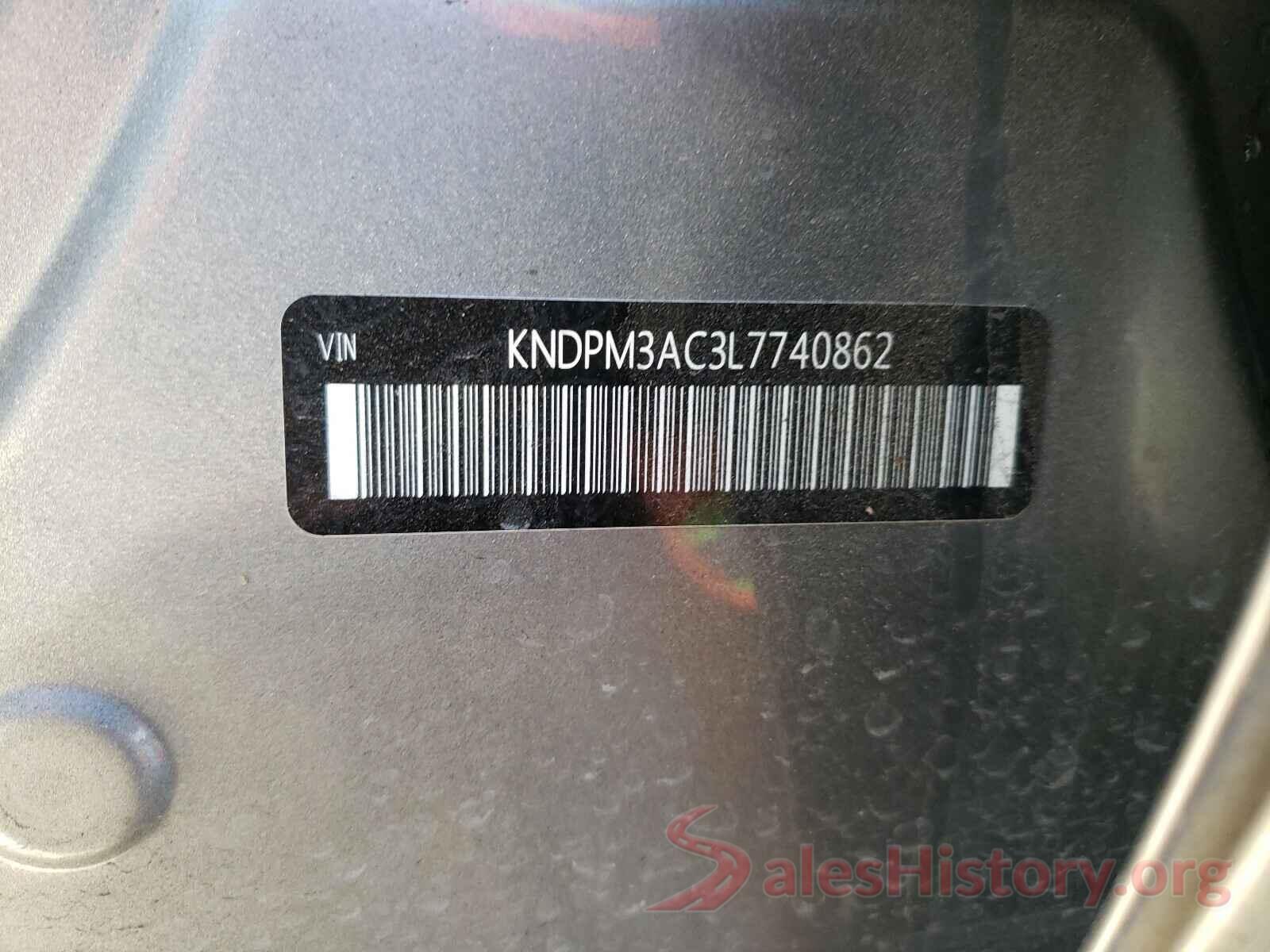 KNDPM3AC3L7740862 2020 KIA SPORTAGE