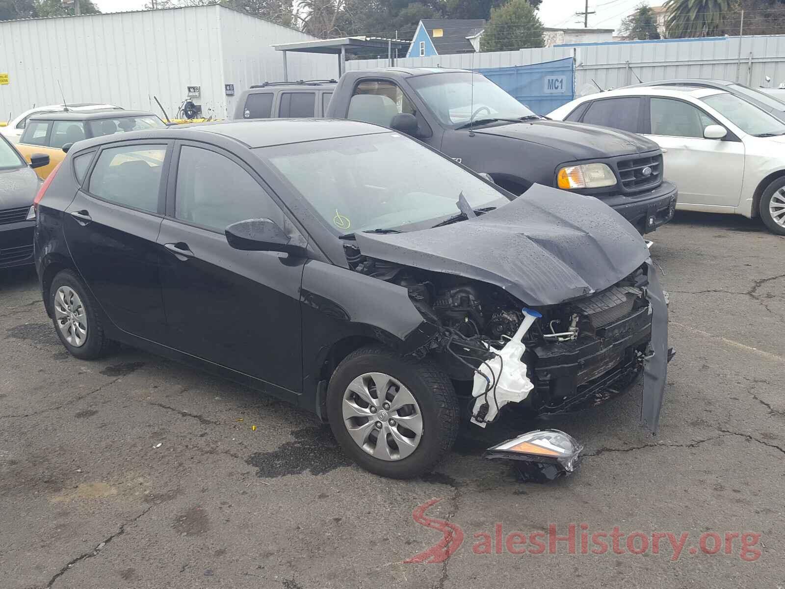 KMHCT5AEXGU239243 2016 HYUNDAI ACCENT