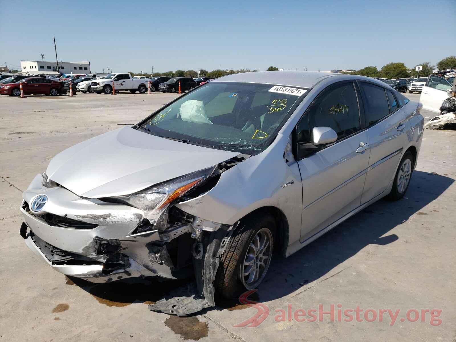 JTDKBRFU3G3525869 2016 TOYOTA PRIUS