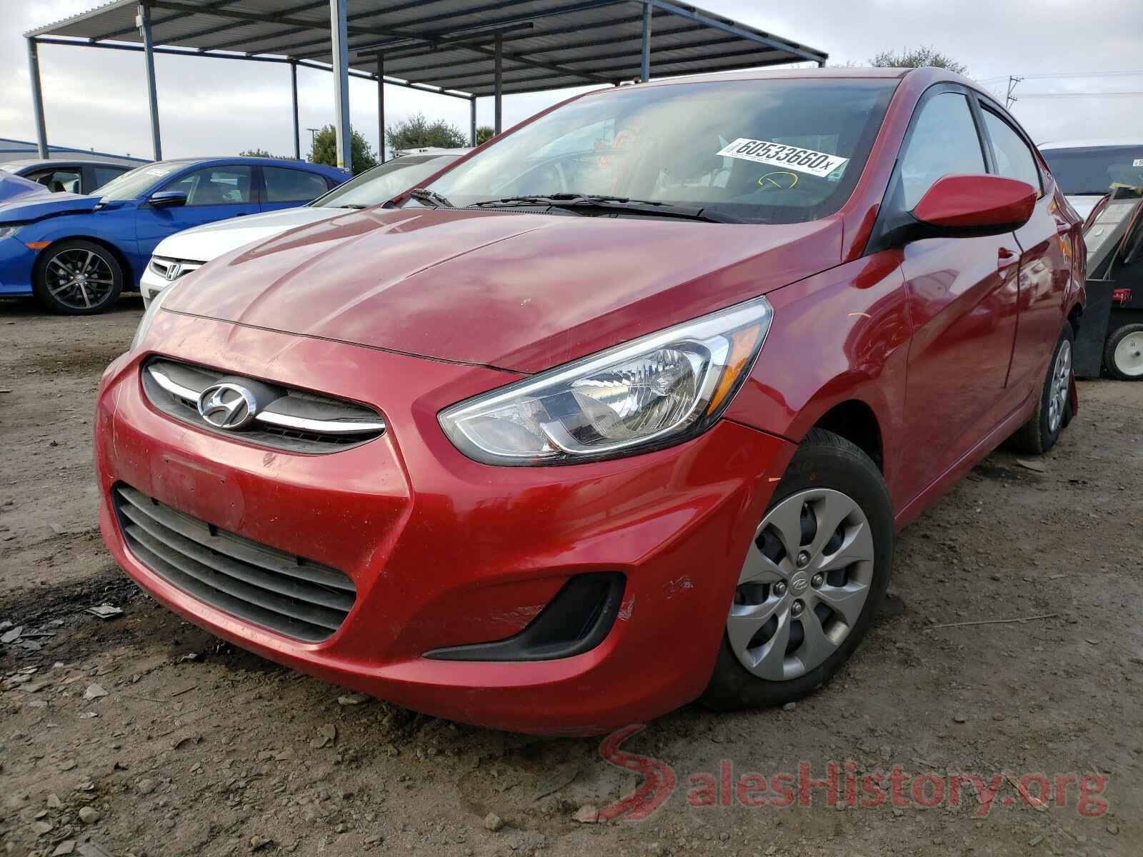 KMHCT4AEXHU360186 2017 HYUNDAI ACCENT