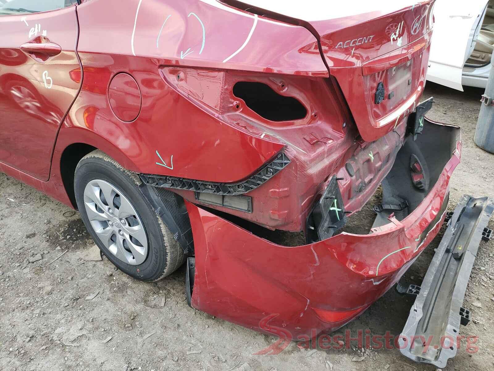 KMHCT4AEXHU360186 2017 HYUNDAI ACCENT