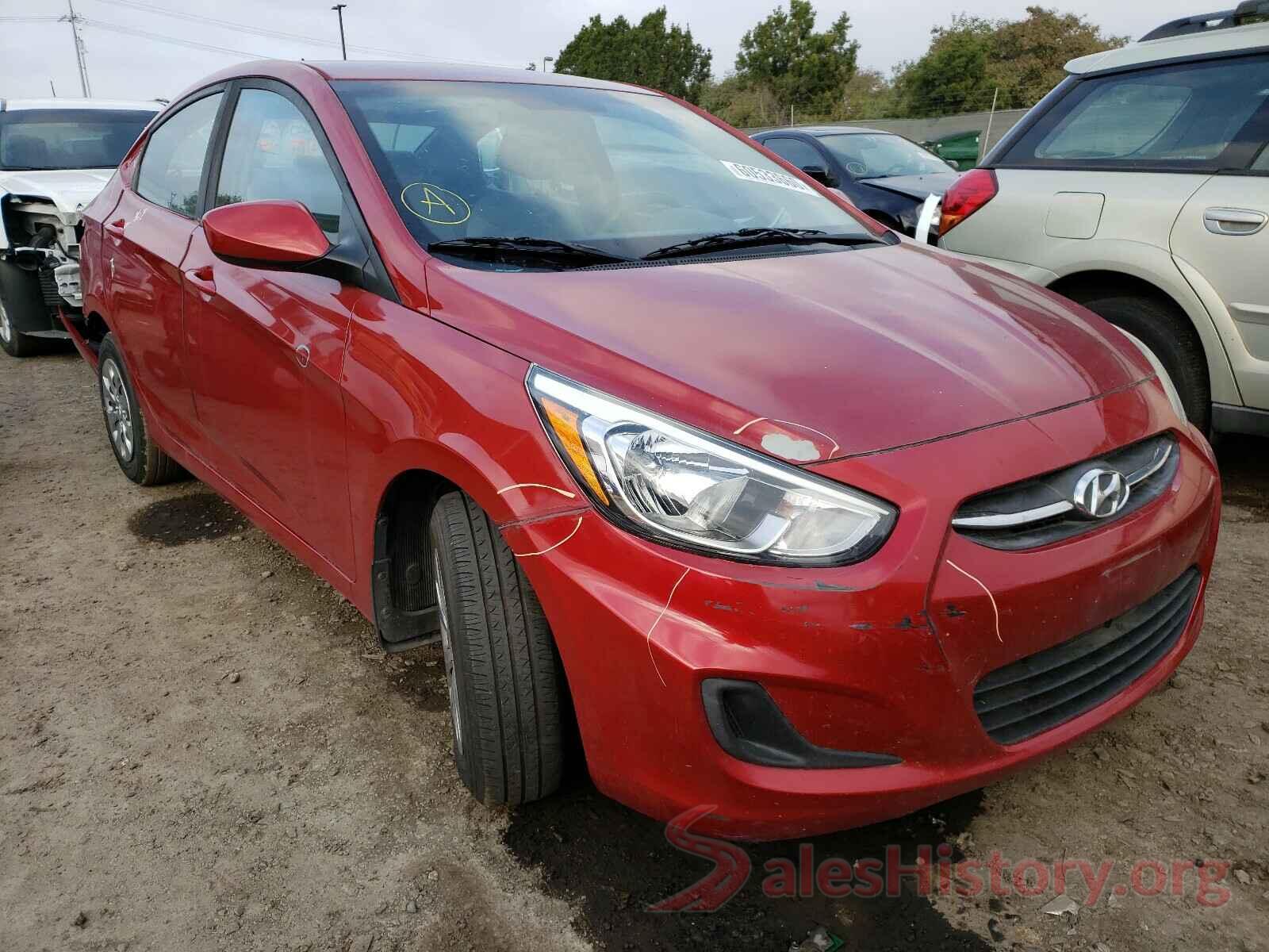 KMHCT4AEXHU360186 2017 HYUNDAI ACCENT