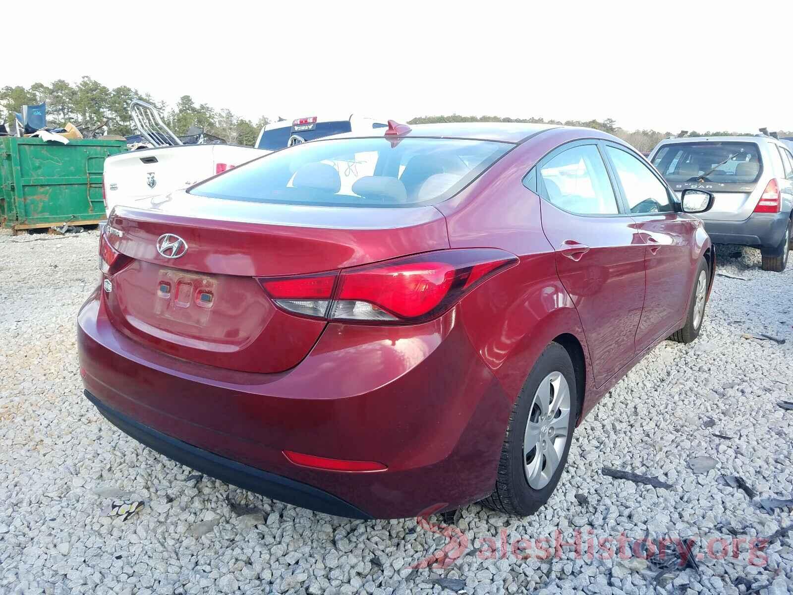 5NPDH4AE0GH667935 2016 HYUNDAI ELANTRA