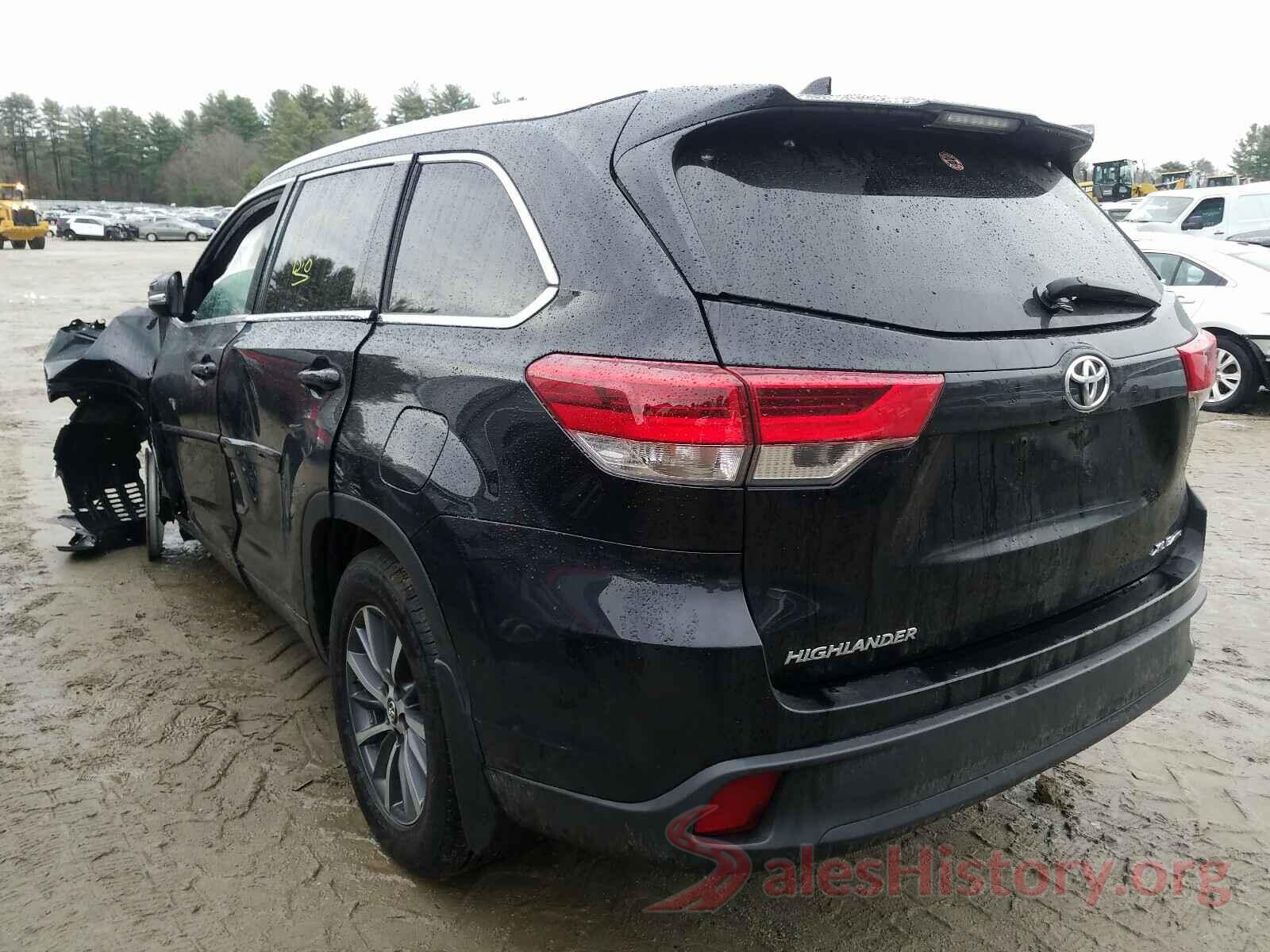 5TDJZRFHXJS525979 2018 TOYOTA HIGHLANDER