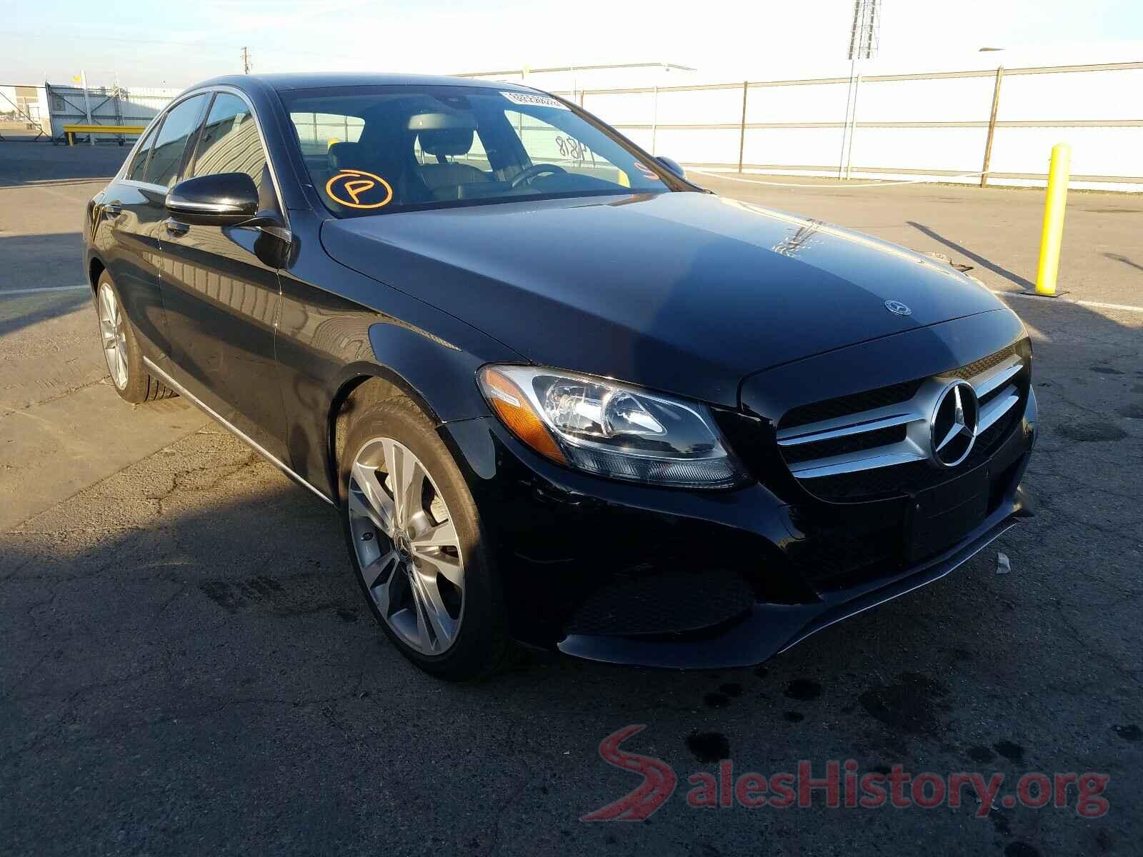 55SWF4JB0JU247214 2018 MERCEDES-BENZ C CLASS