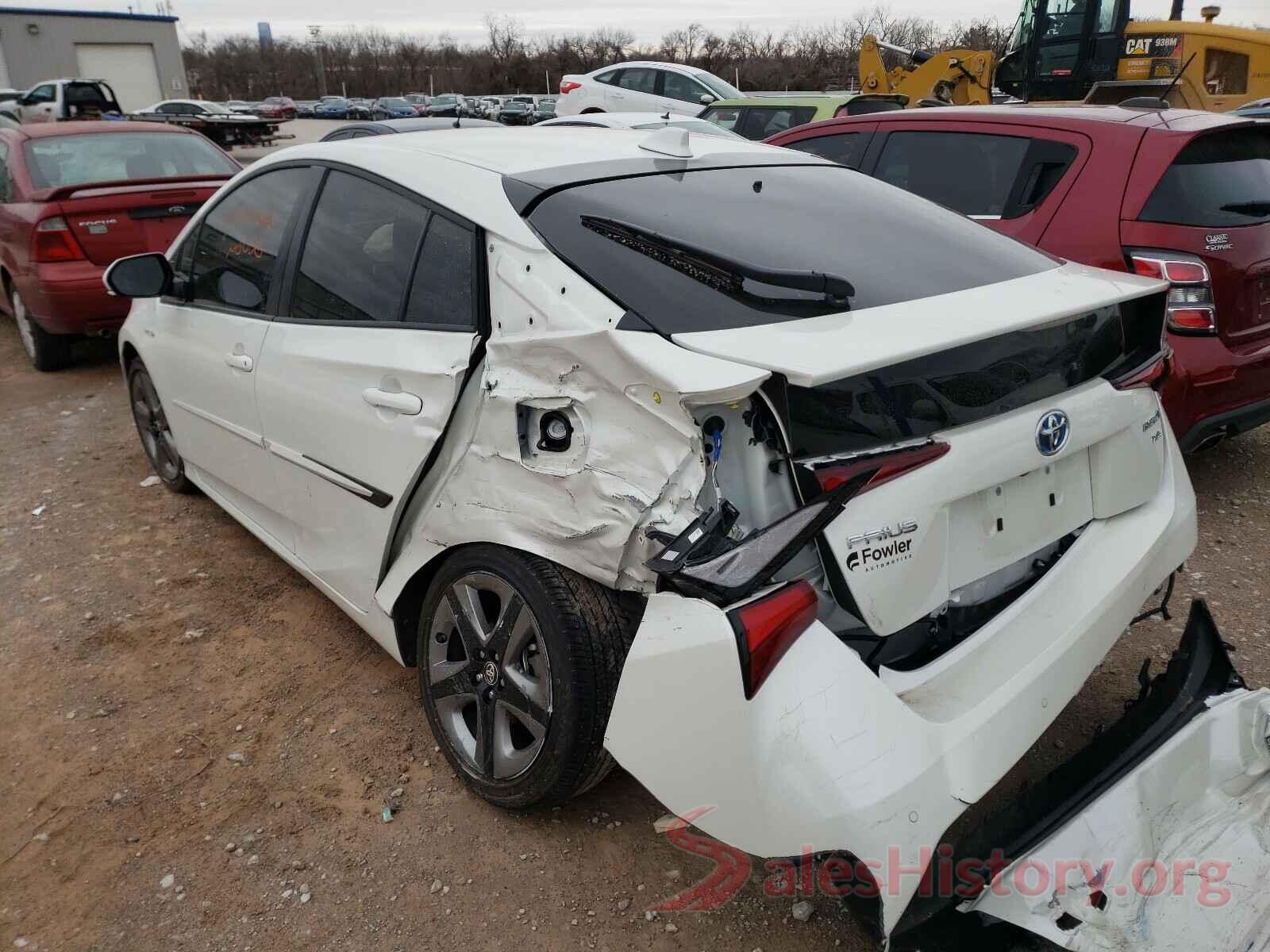 JTDKARFU6L3126063 2020 TOYOTA PRIUS