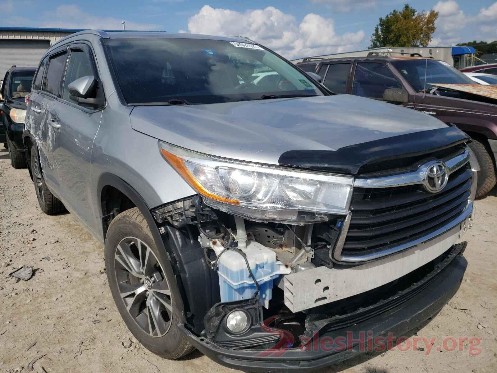 5TDJKRFHXGS300443 2016 TOYOTA HIGHLANDER