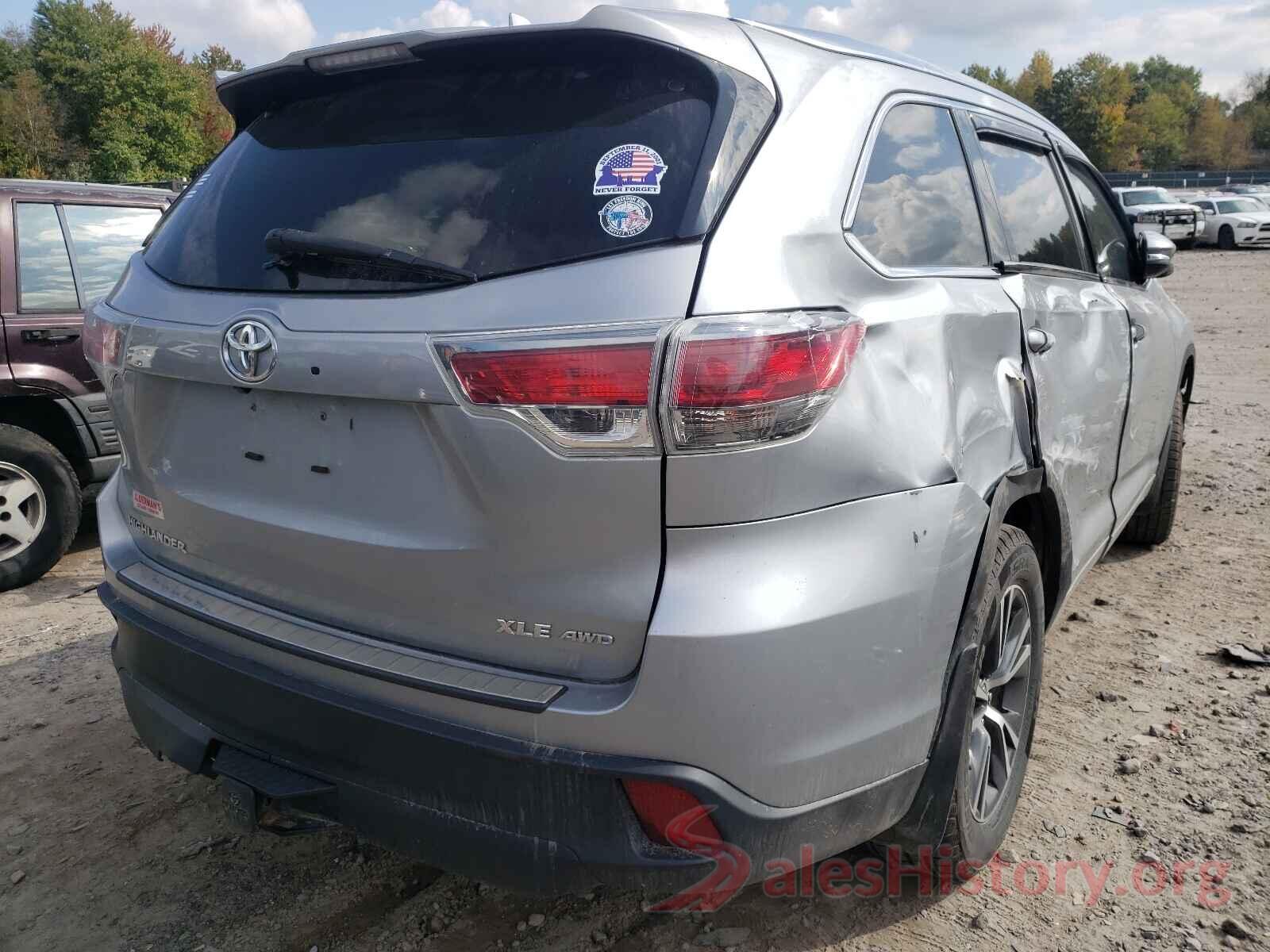 5TDJKRFHXGS300443 2016 TOYOTA HIGHLANDER