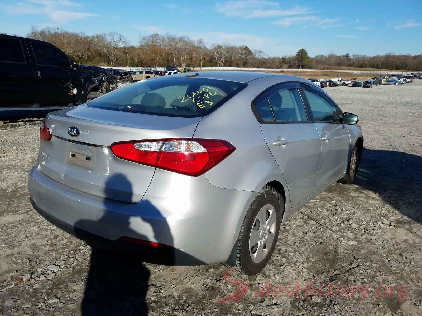 KNAFK4A63G5610208 2016 KIA FORTE