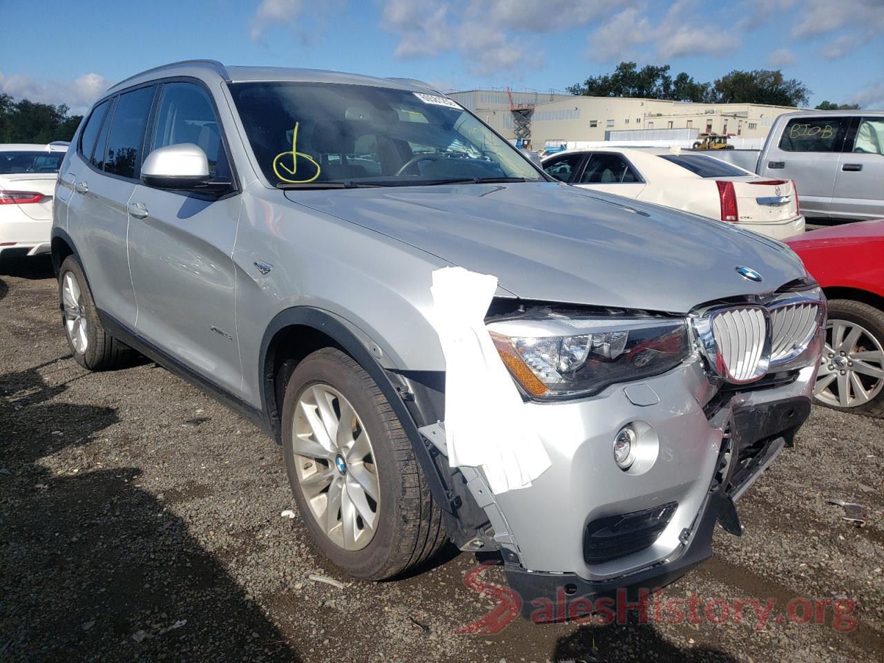 5UXWX9C3XH0W73825 2017 BMW X3