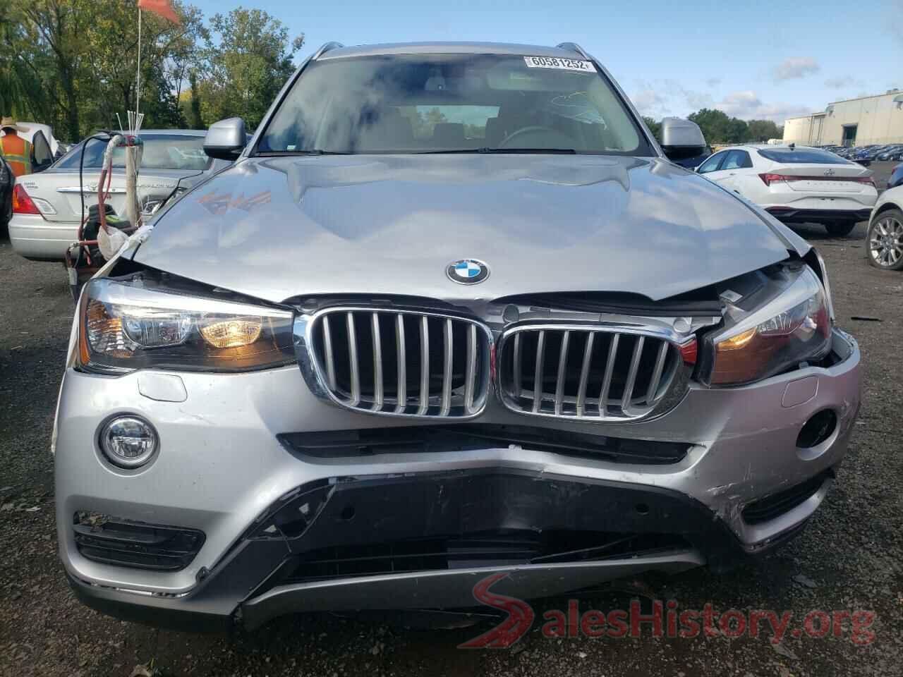 5UXWX9C3XH0W73825 2017 BMW X3