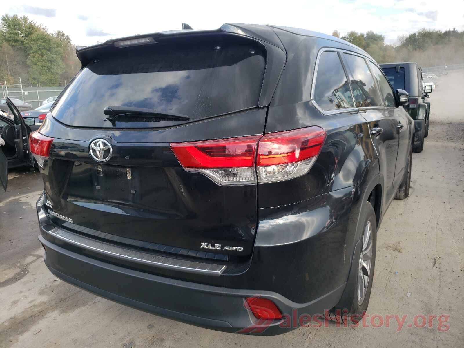 5TDJZRFHXKS573936 2019 TOYOTA HIGHLANDER