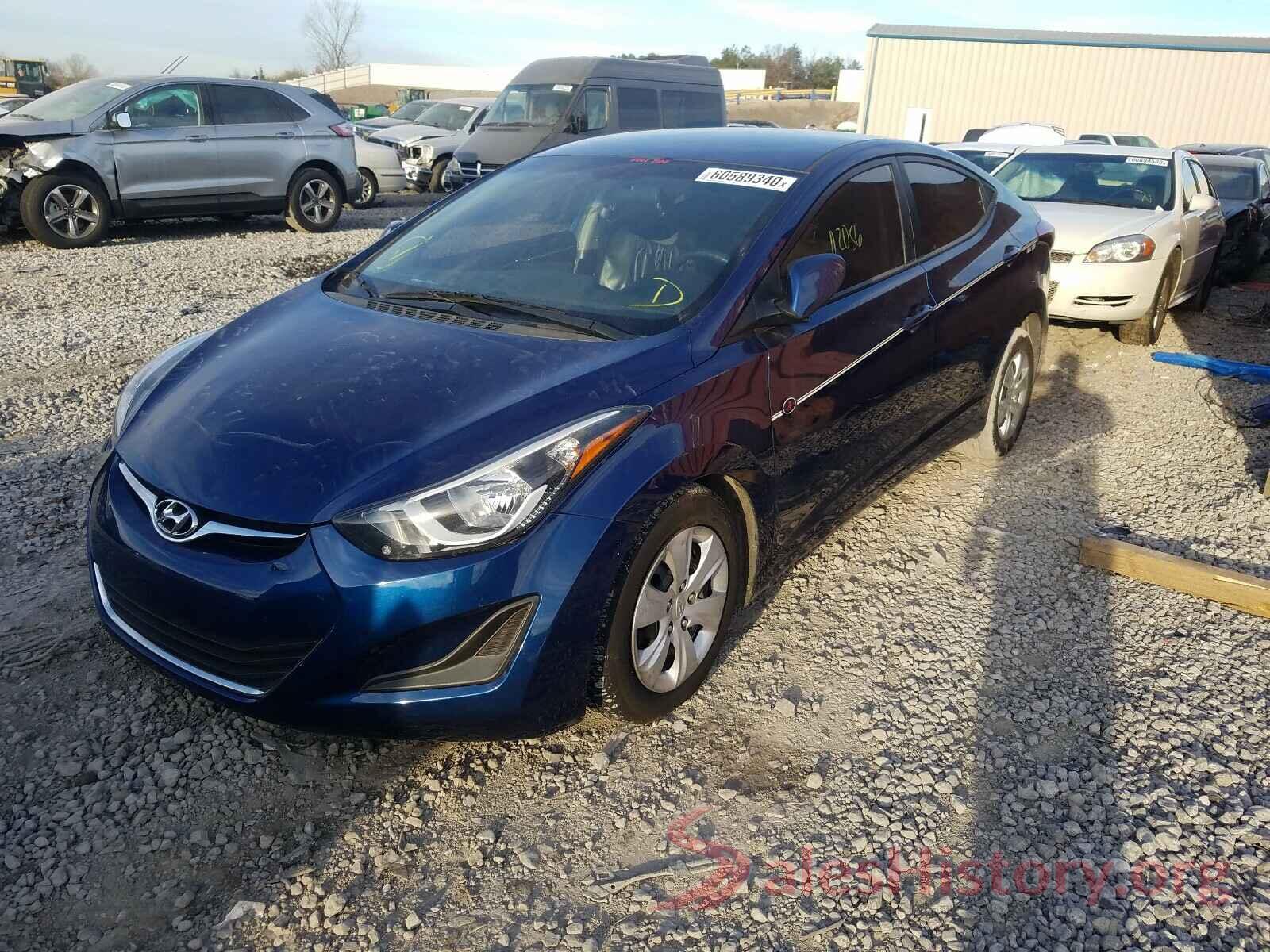 5NPDH4AE8GH736015 2016 HYUNDAI ELANTRA