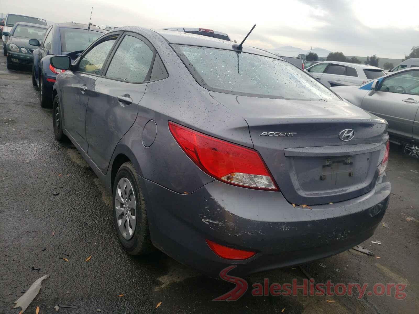 KMHCT4AE0GU095776 2016 HYUNDAI ACCENT