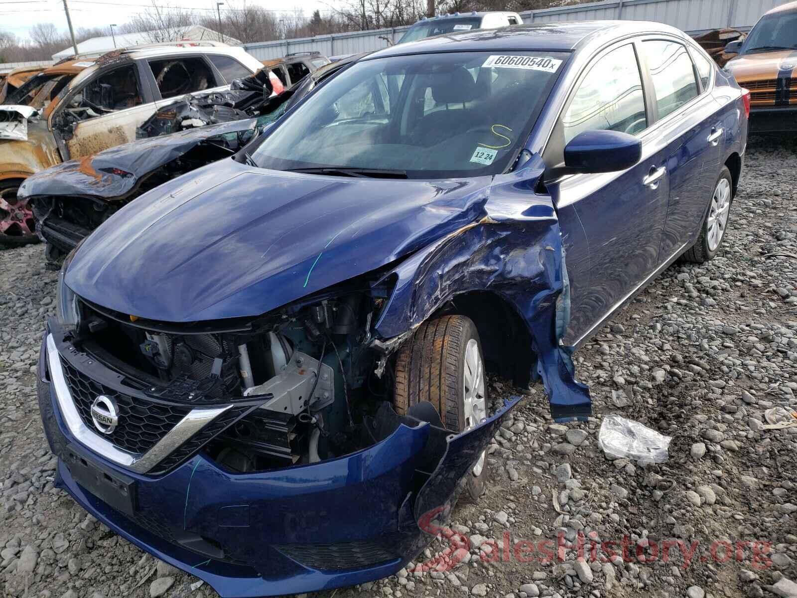 3N1AB7APXKY258878 2019 NISSAN SENTRA