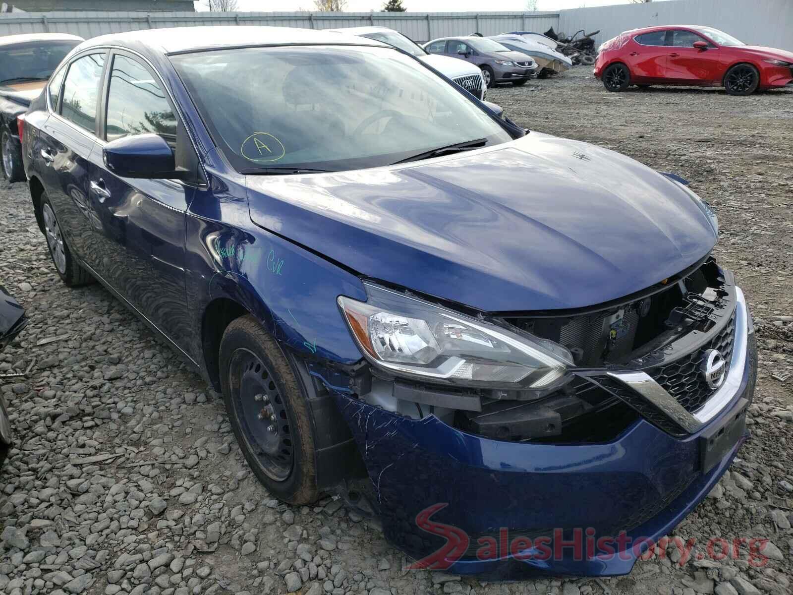 3N1AB7APXKY258878 2019 NISSAN SENTRA