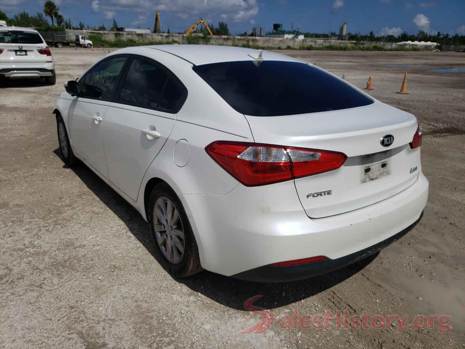 KNAFX4A61G5480592 2016 KIA FORTE