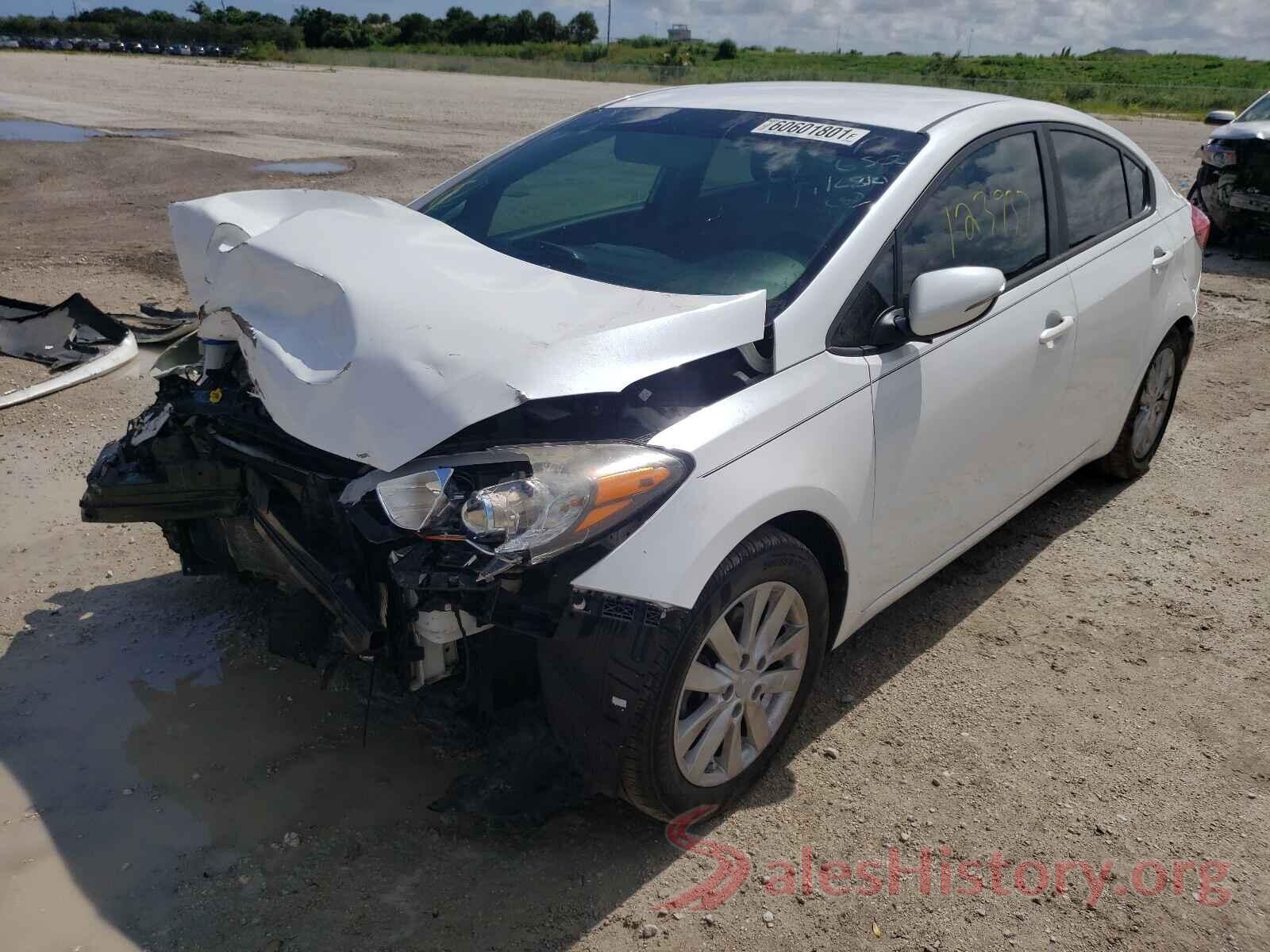 KNAFX4A61G5480592 2016 KIA FORTE