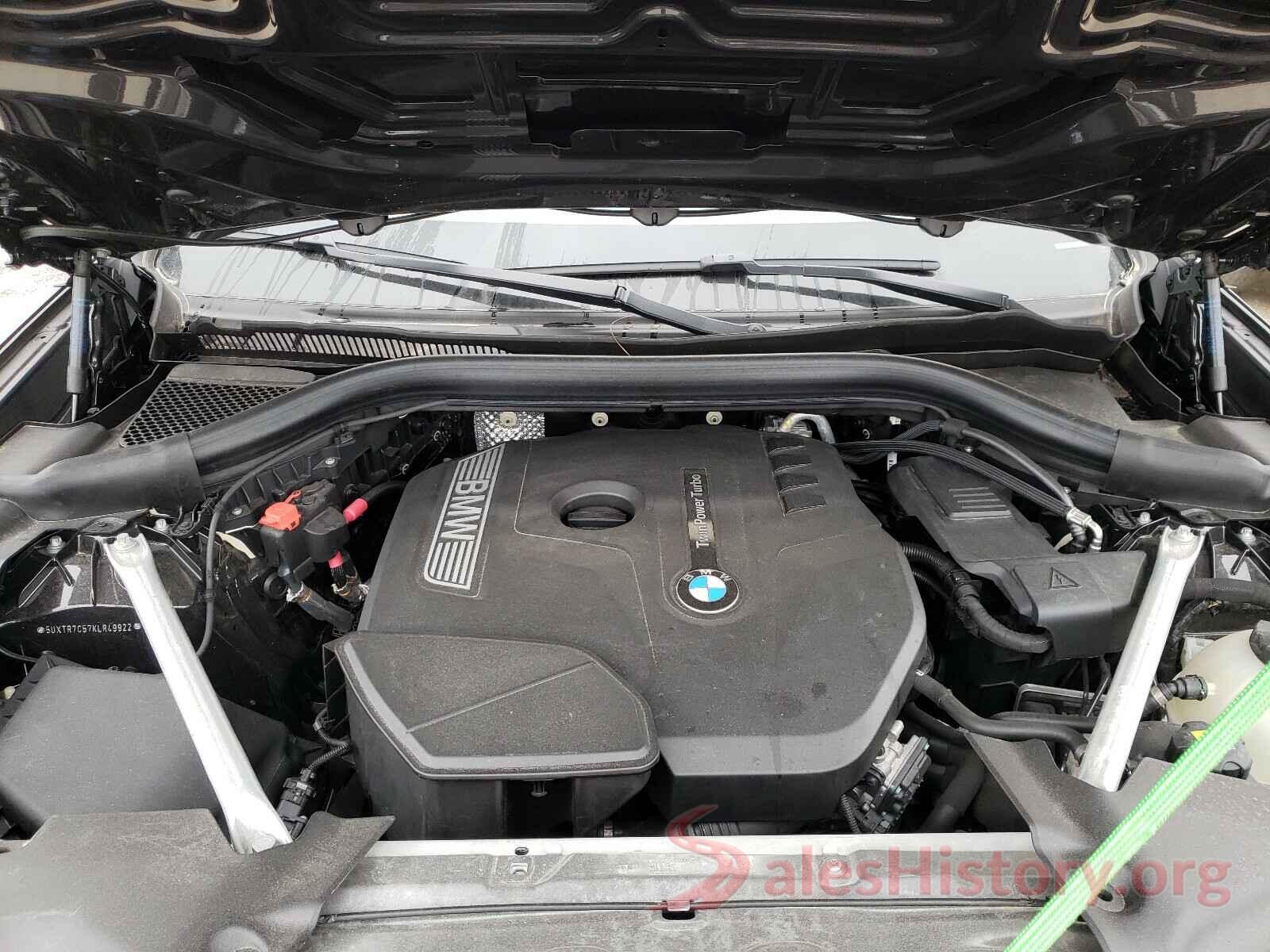 5UXTR7C57KLR49922 2019 BMW X3