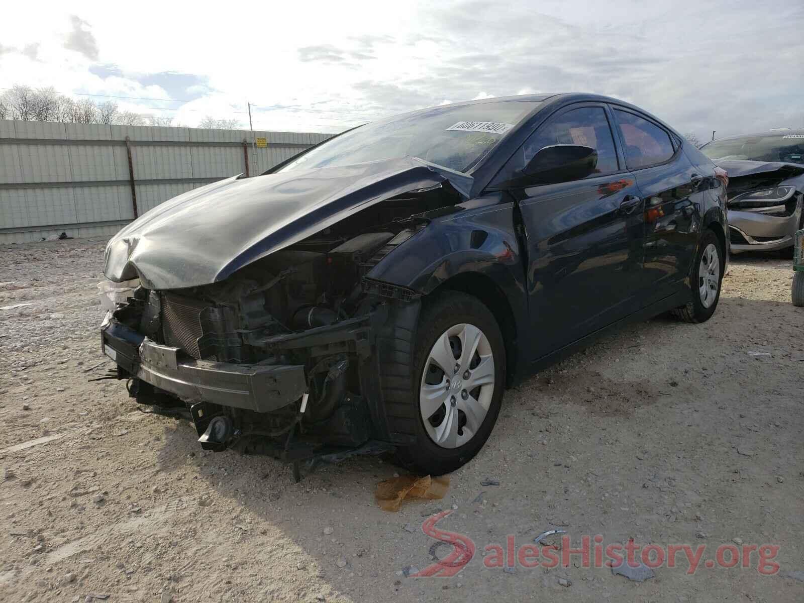 5NPDH4AE9GH782050 2016 HYUNDAI ELANTRA