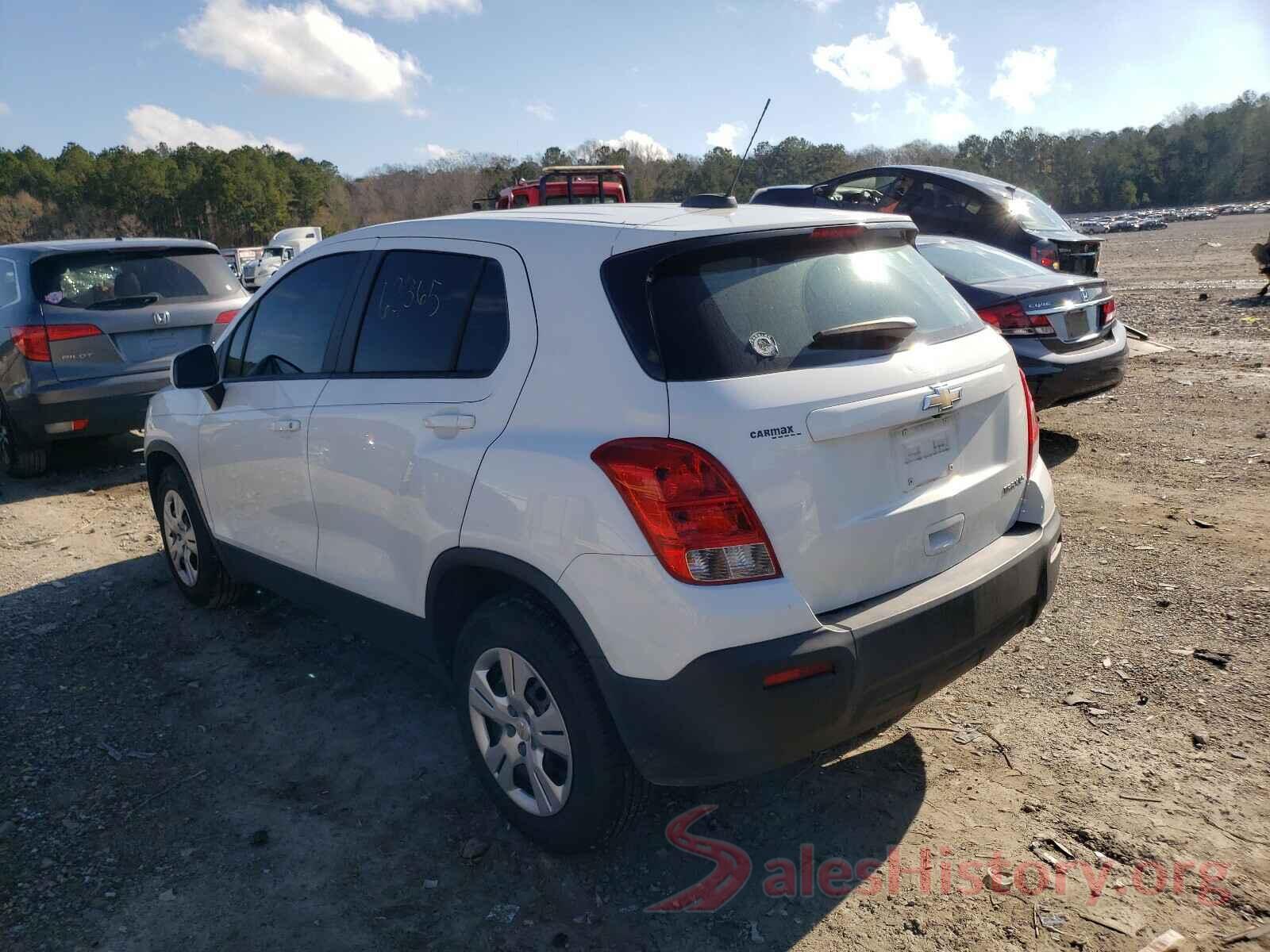 KL7CJKSB7GB507266 2016 CHEVROLET TRAX