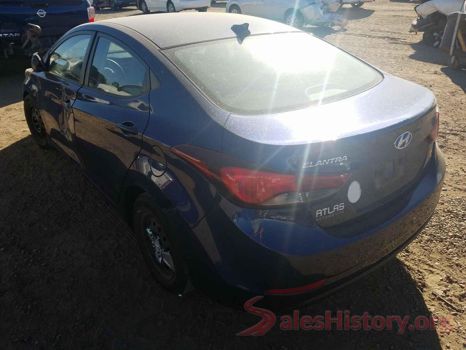 5NPDH4AE1GH771981 2016 HYUNDAI ELANTRA