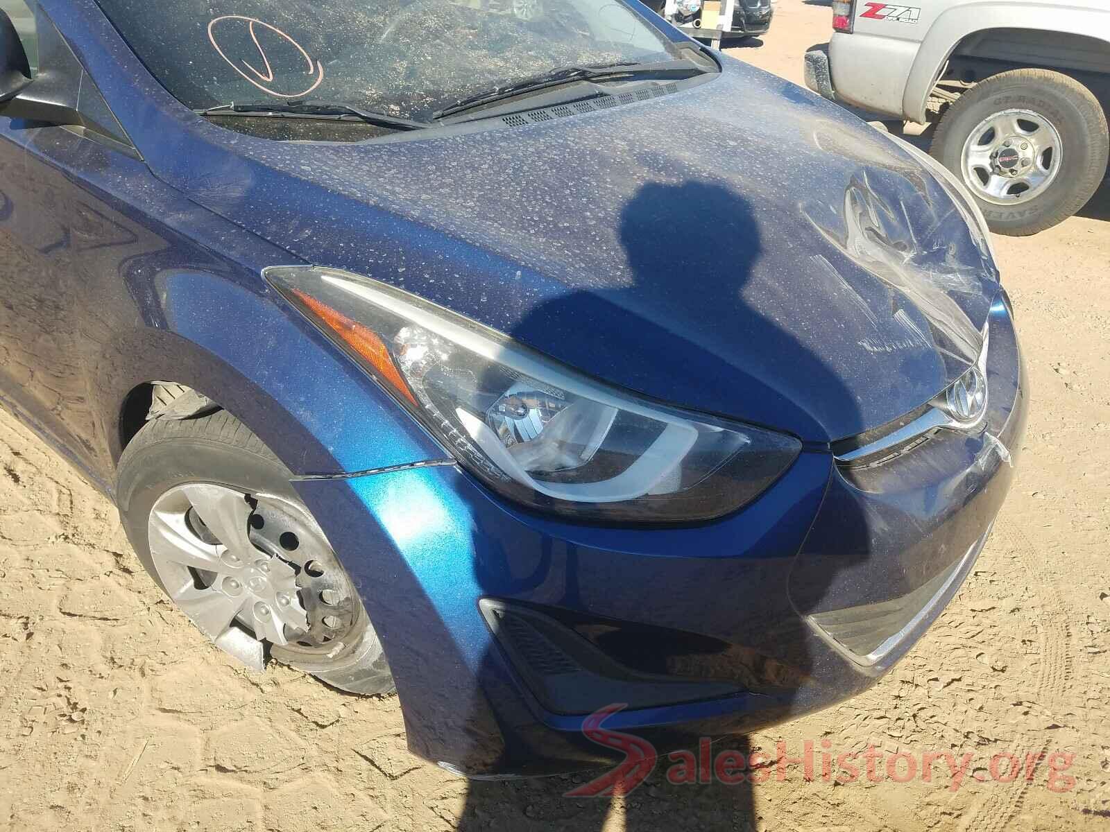 5NPDH4AE1GH771981 2016 HYUNDAI ELANTRA