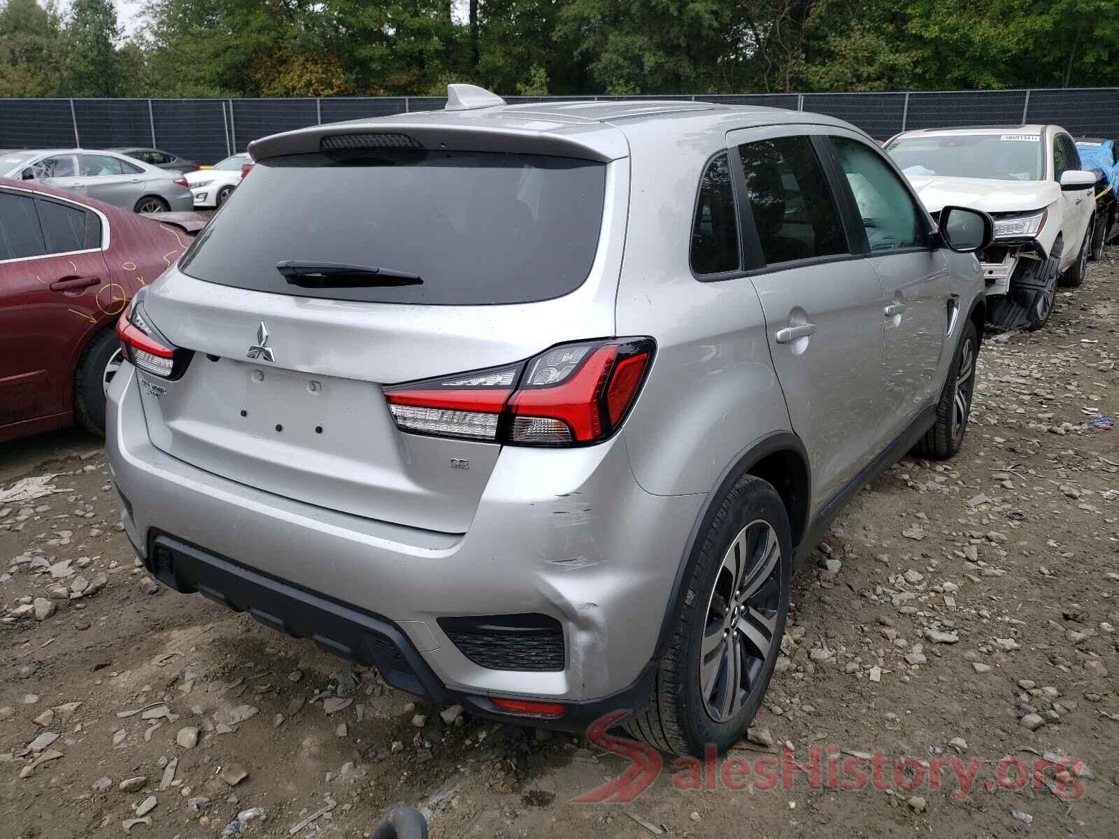 JA4AR3AU7LU017348 2020 MITSUBISHI OUTLANDER