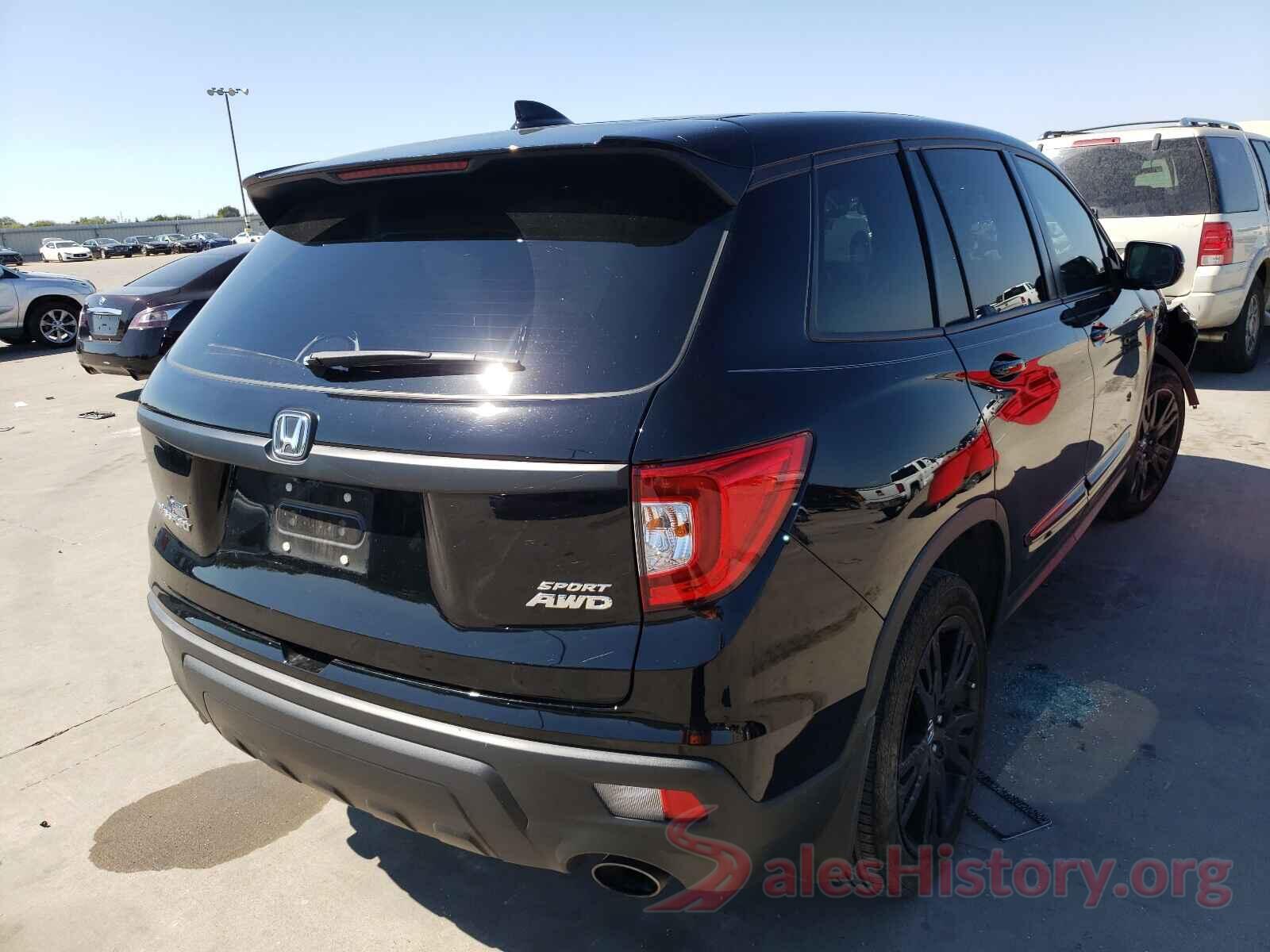 5FNYF8H2XKB011078 2019 HONDA PASSPORT