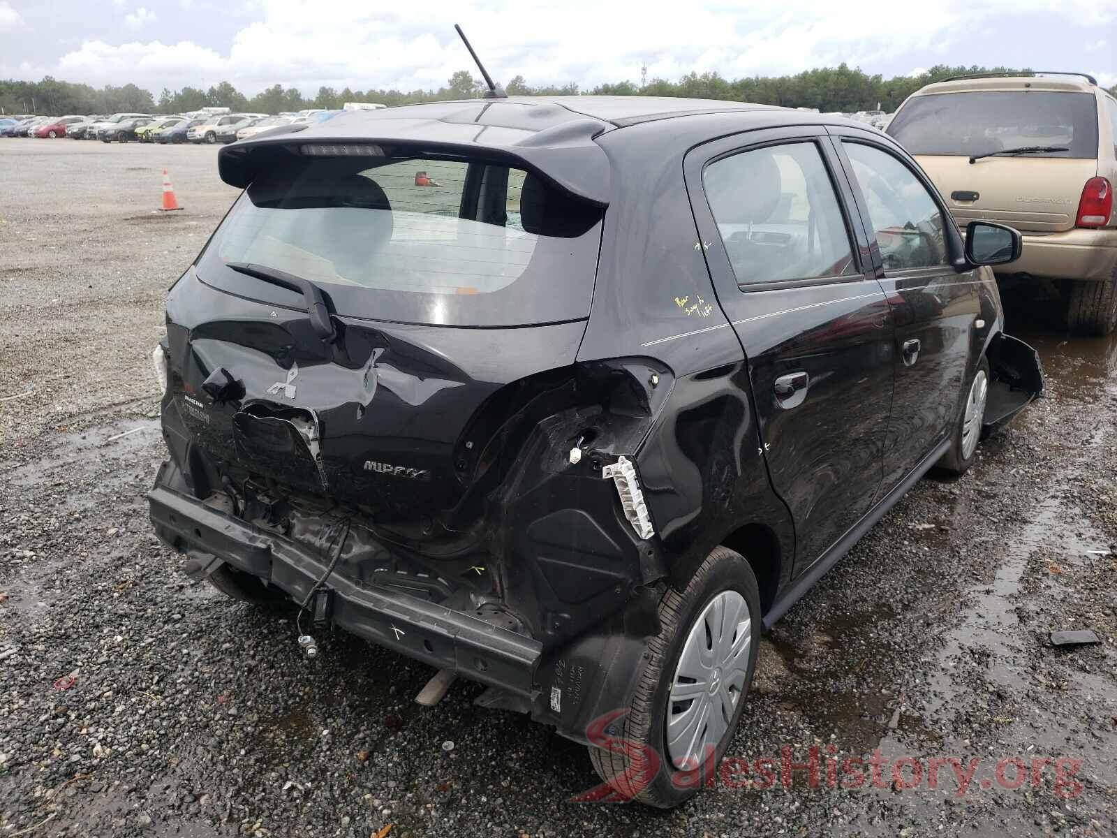 ML32A3HJ2KH007950 2019 MITSUBISHI MIRAGE