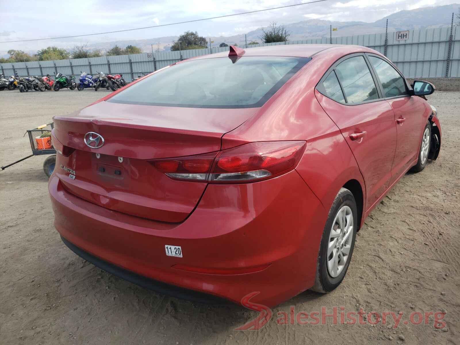 5NPD74LF4HH112819 2017 HYUNDAI ELANTRA