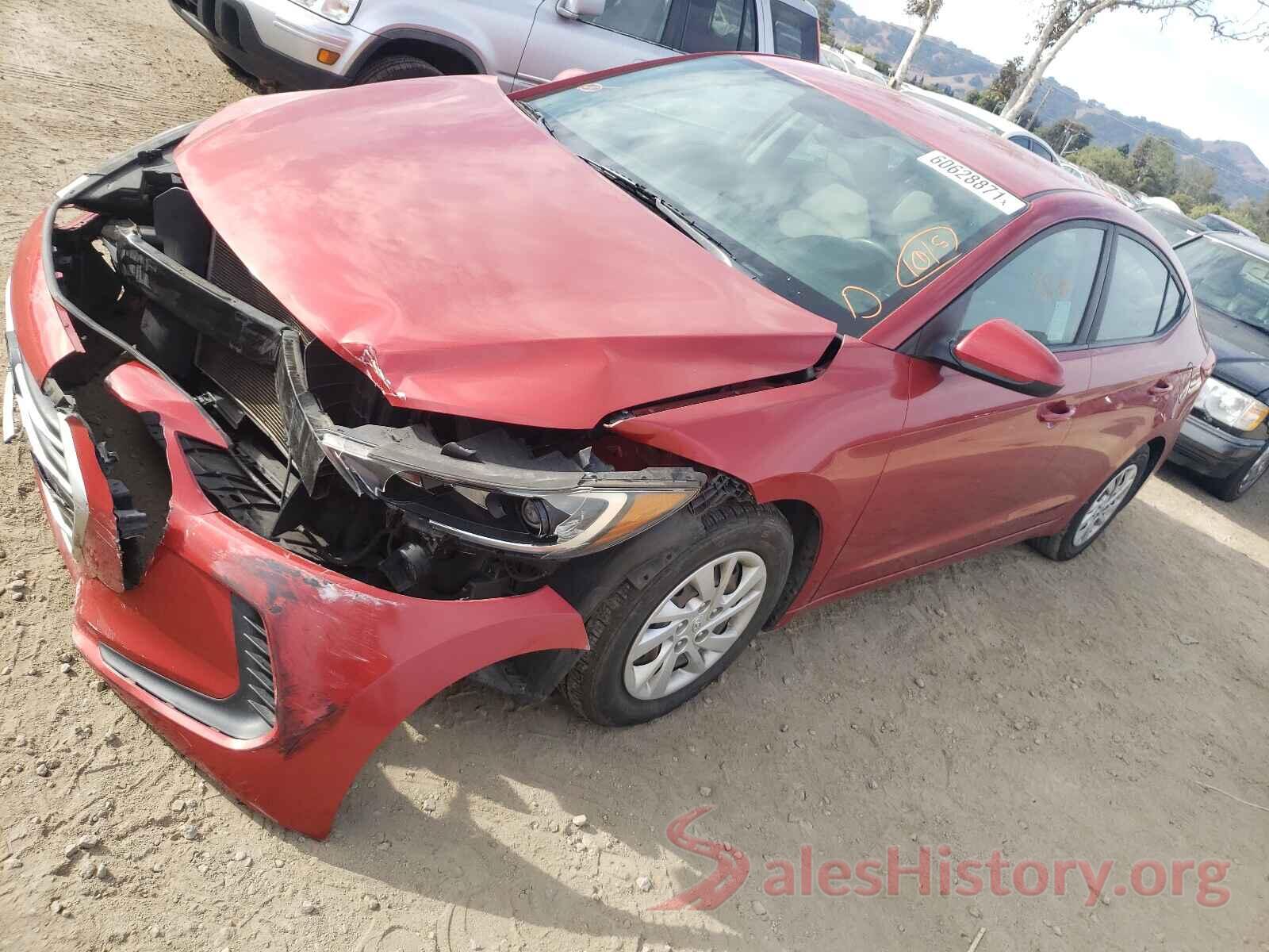 5NPD74LF4HH112819 2017 HYUNDAI ELANTRA