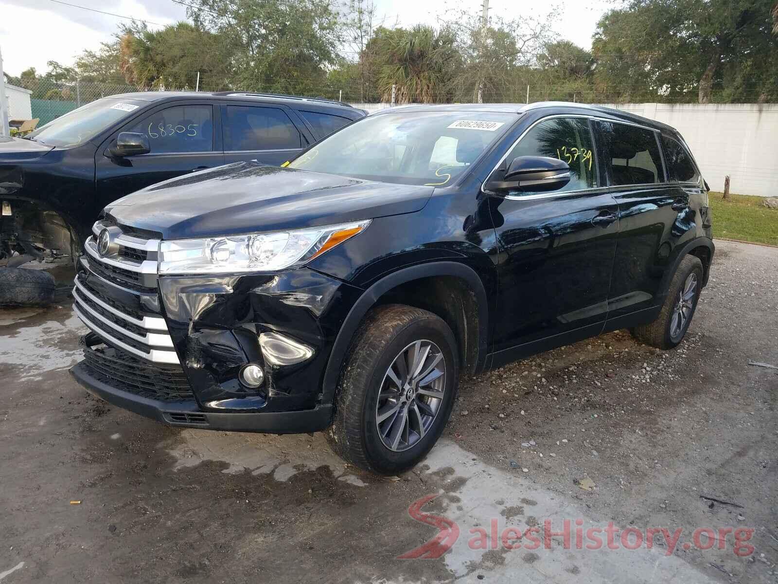 5TDKZRFHXKS564867 2019 TOYOTA HIGHLANDER