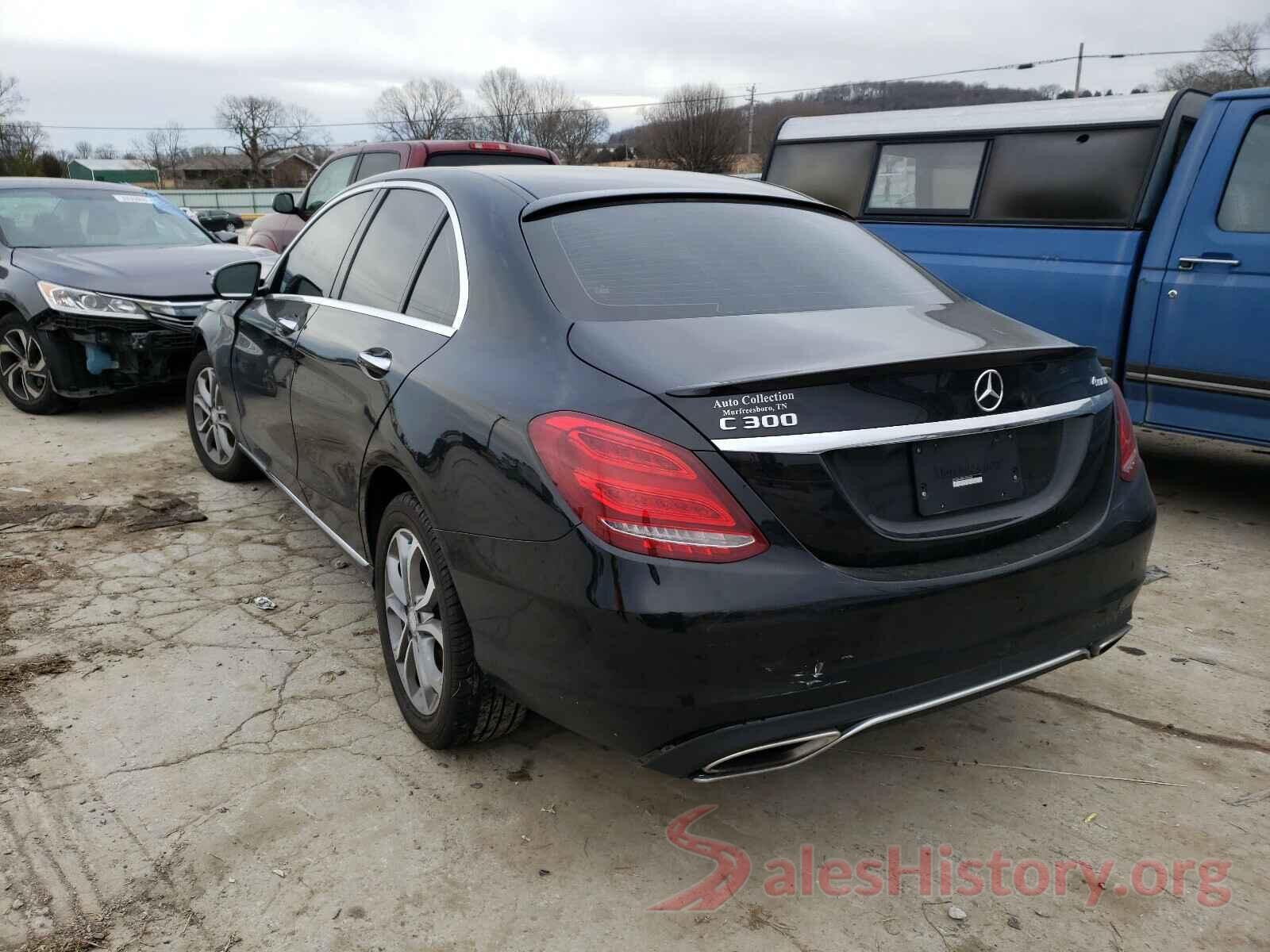 55SWF4KB8HU202868 2017 MERCEDES-BENZ C CLASS