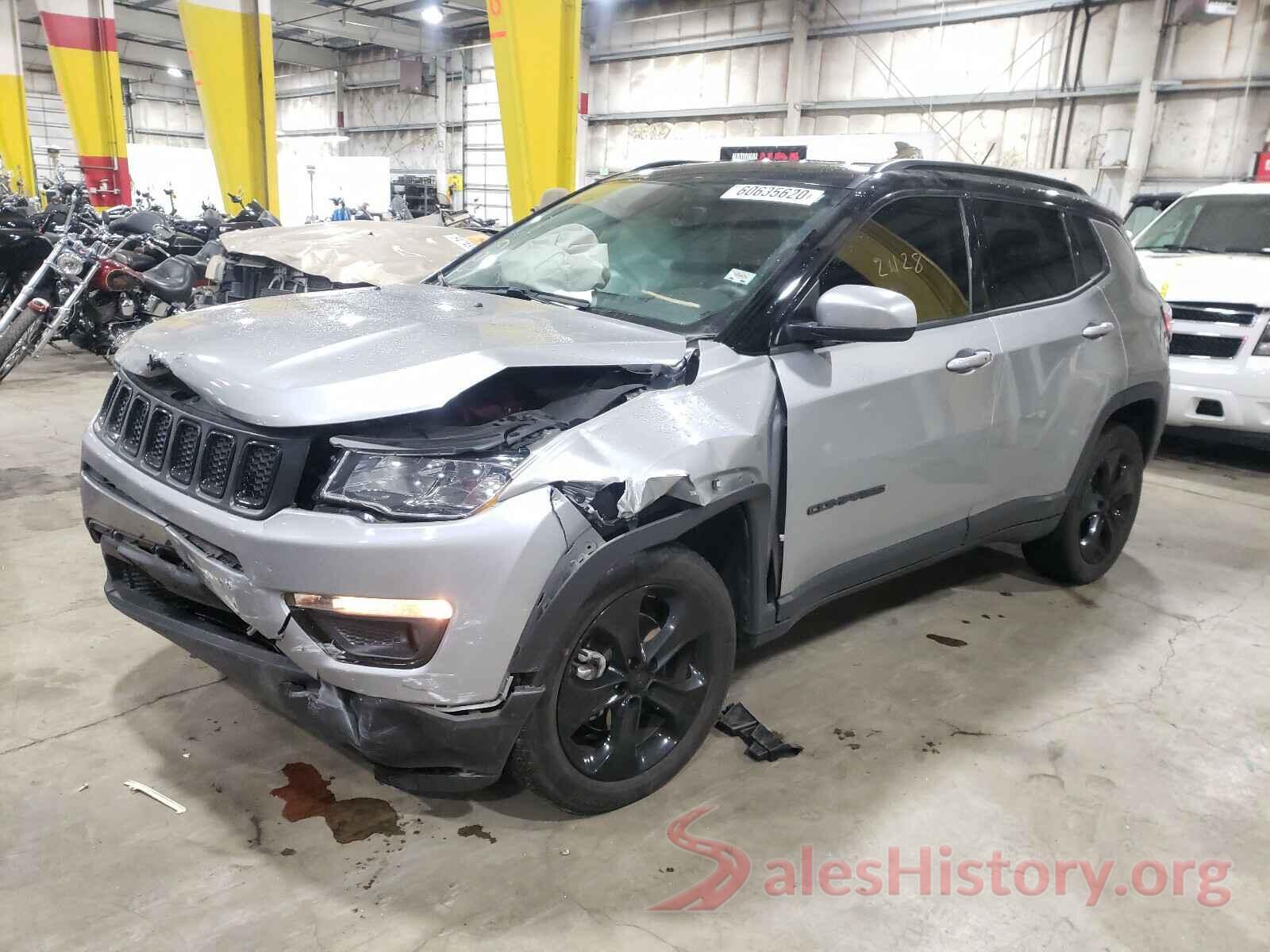 3C4NJDBB8KT754584 2019 JEEP COMPASS