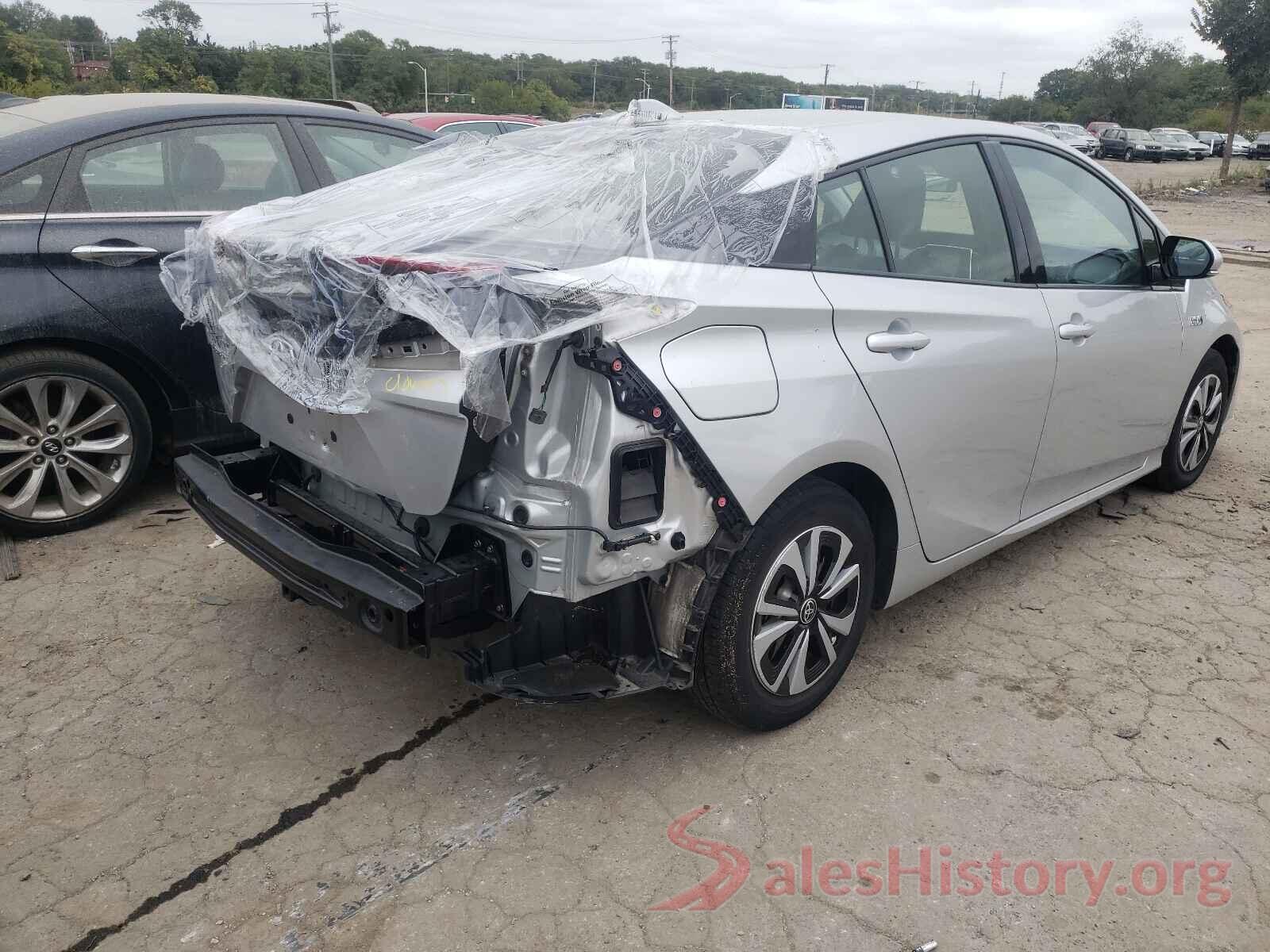 JTDKARFPXH3035508 2017 TOYOTA PRIUS