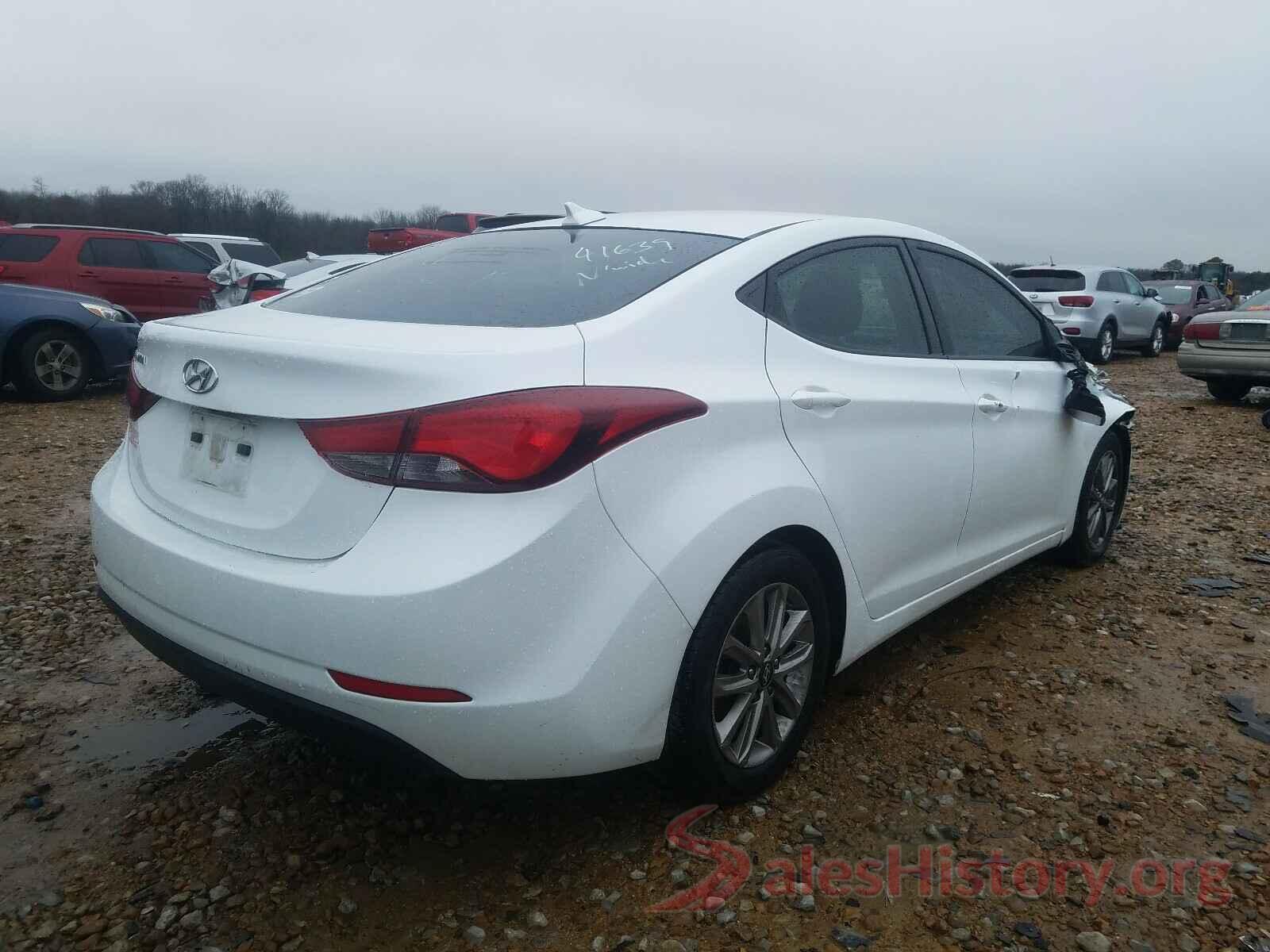 5NPDH4AE3GH742465 2016 HYUNDAI ELANTRA