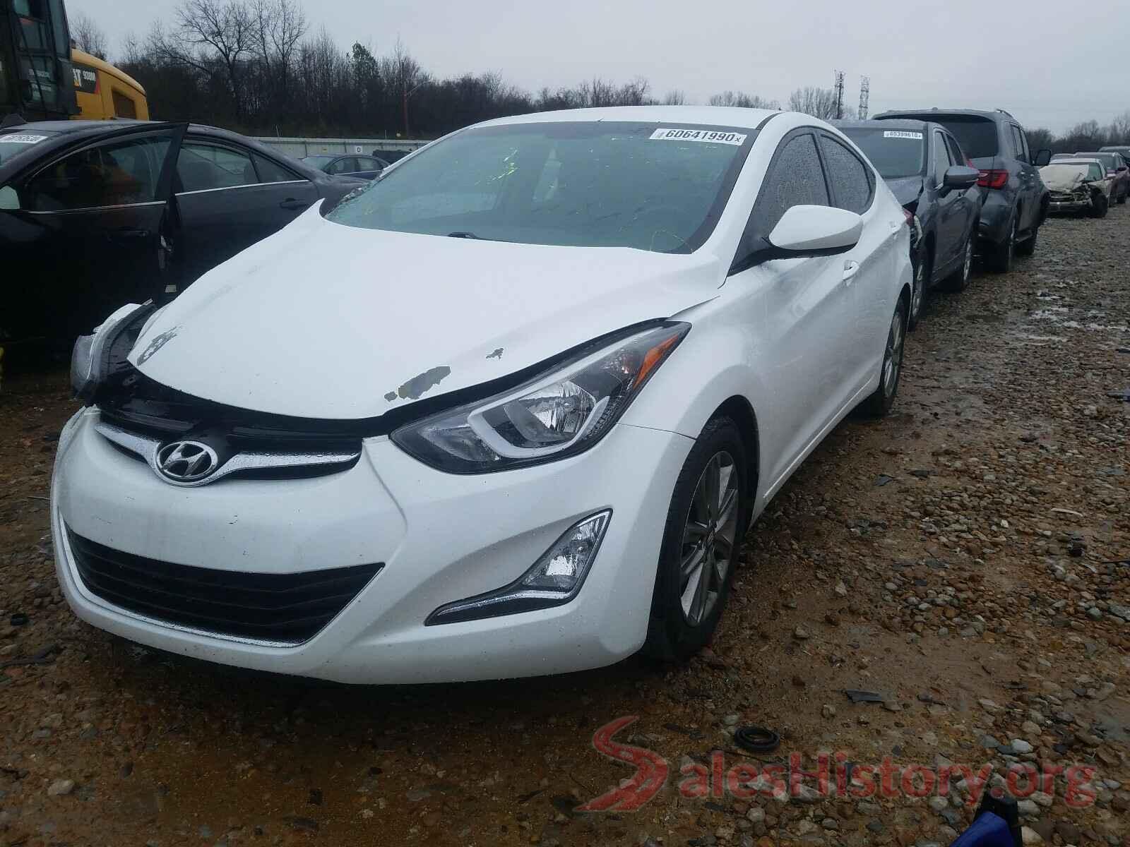 5NPDH4AE3GH742465 2016 HYUNDAI ELANTRA