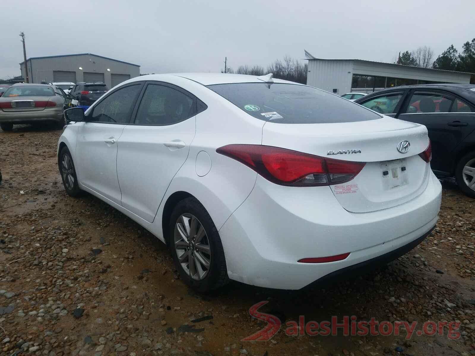 5NPDH4AE3GH742465 2016 HYUNDAI ELANTRA