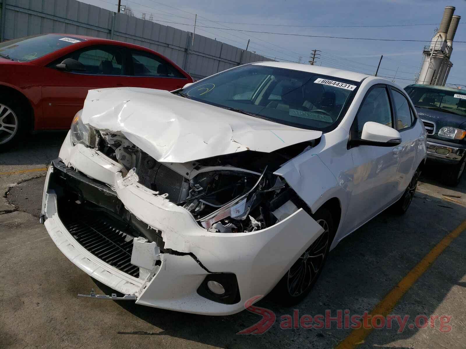 5YFBURHE1GP492393 2016 TOYOTA COROLLA