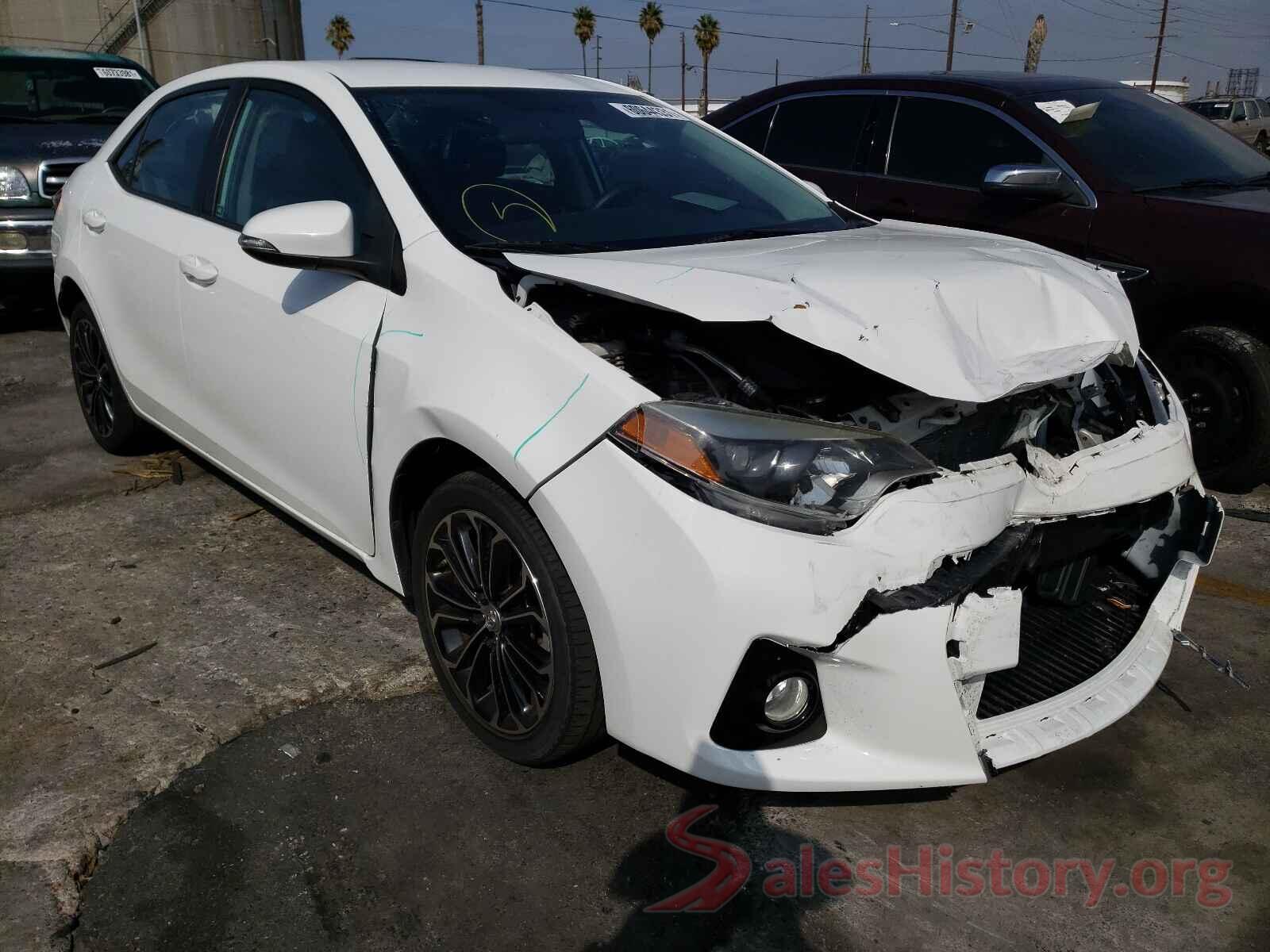 5YFBURHE1GP492393 2016 TOYOTA COROLLA